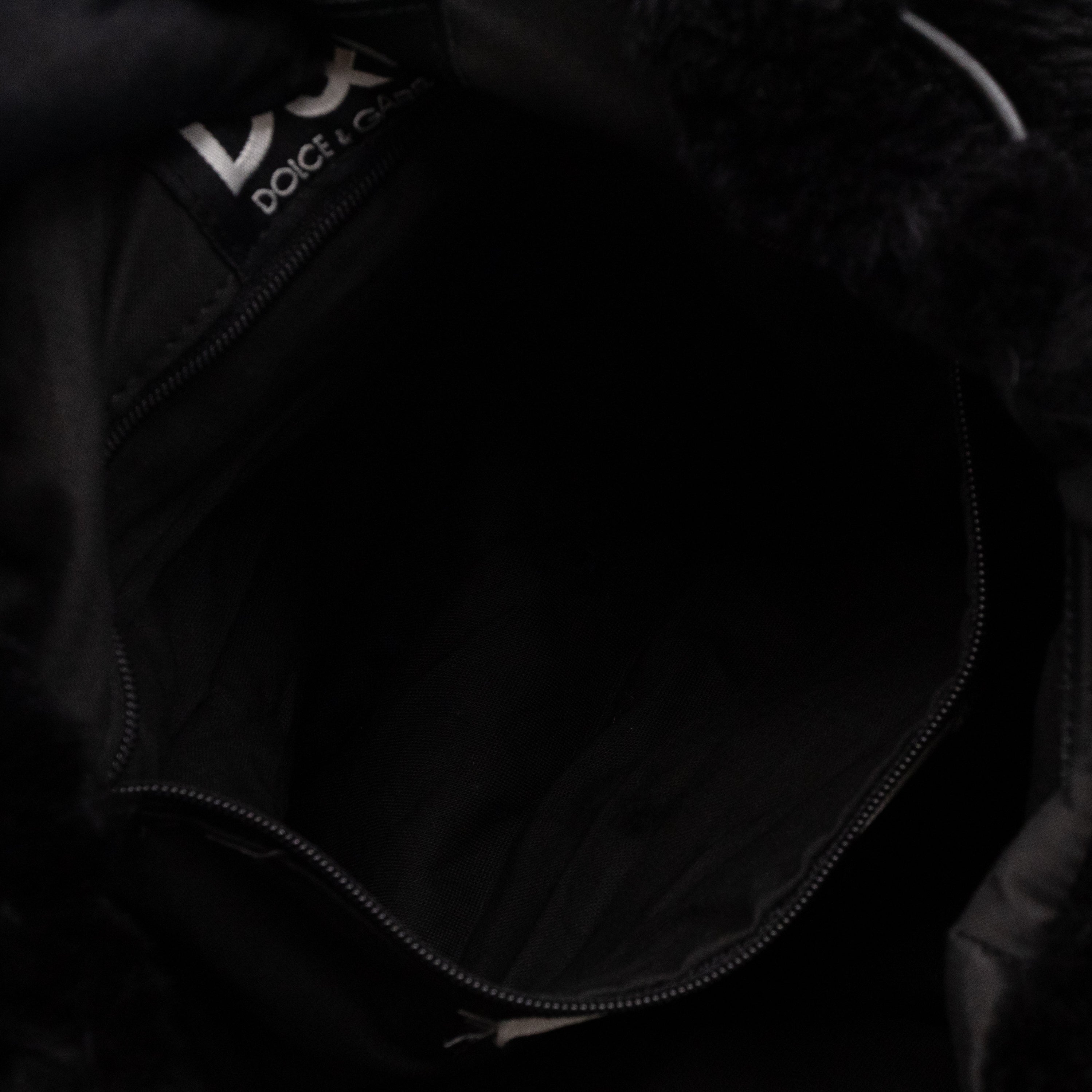 Vintage Faux Fur Backpack Black