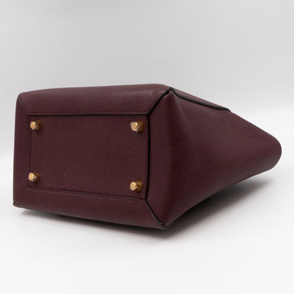 Mini Belt Bag Burgundy Leather