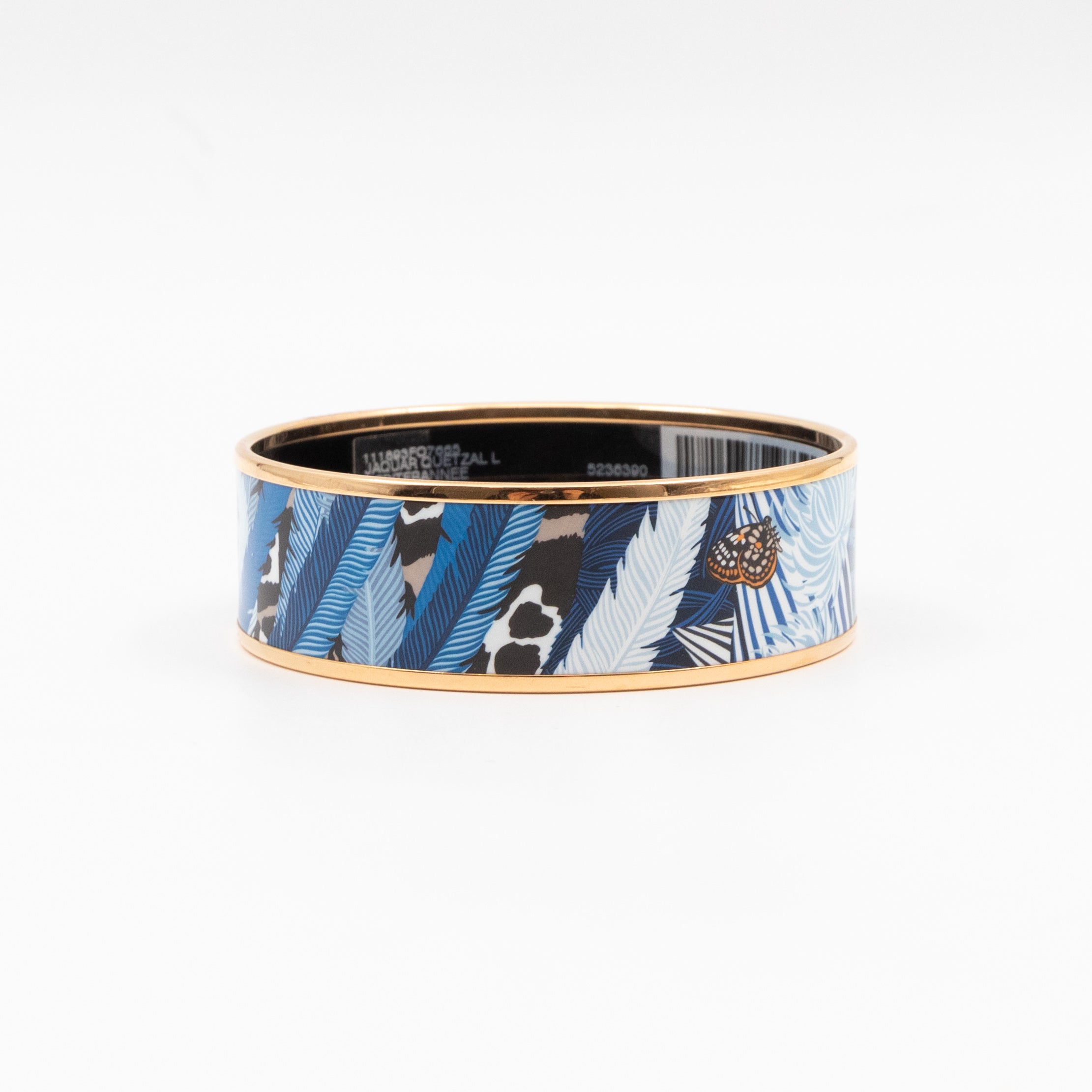 Jaquar Quetzal L Blue Bangle Bracelet