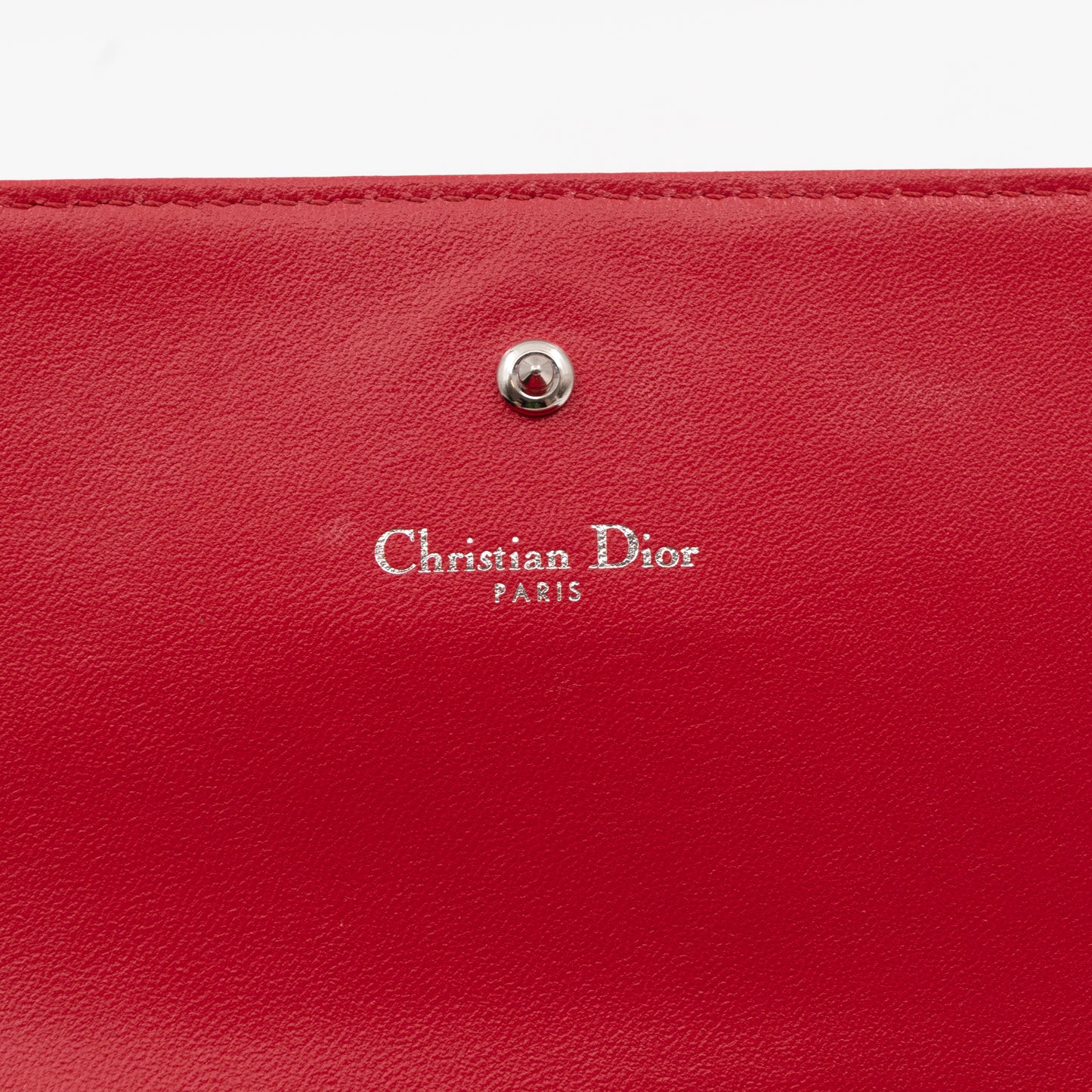 Diorama Croisiere Wallet On Chain Red Leather