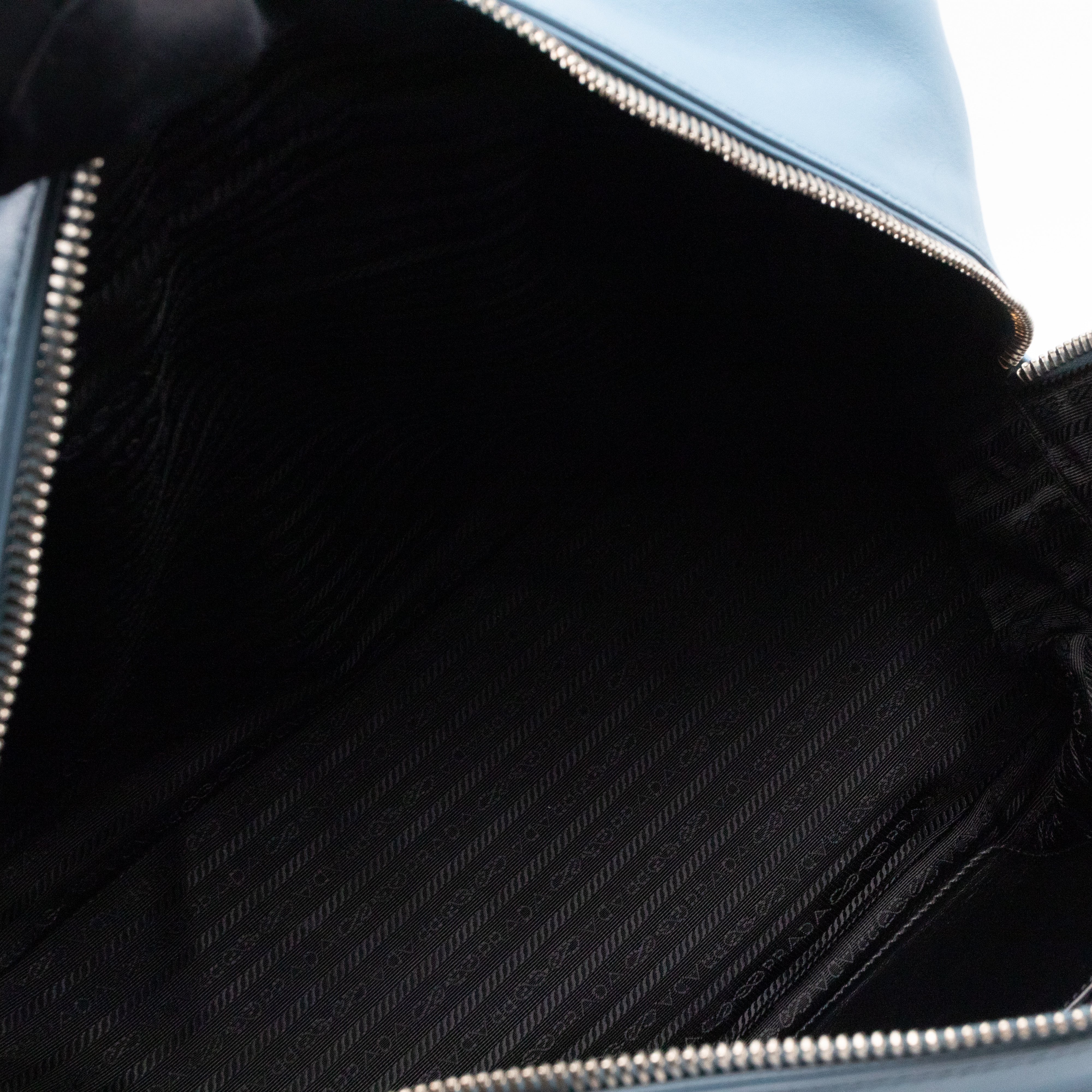 Duffle James Jean Large Blue Leather