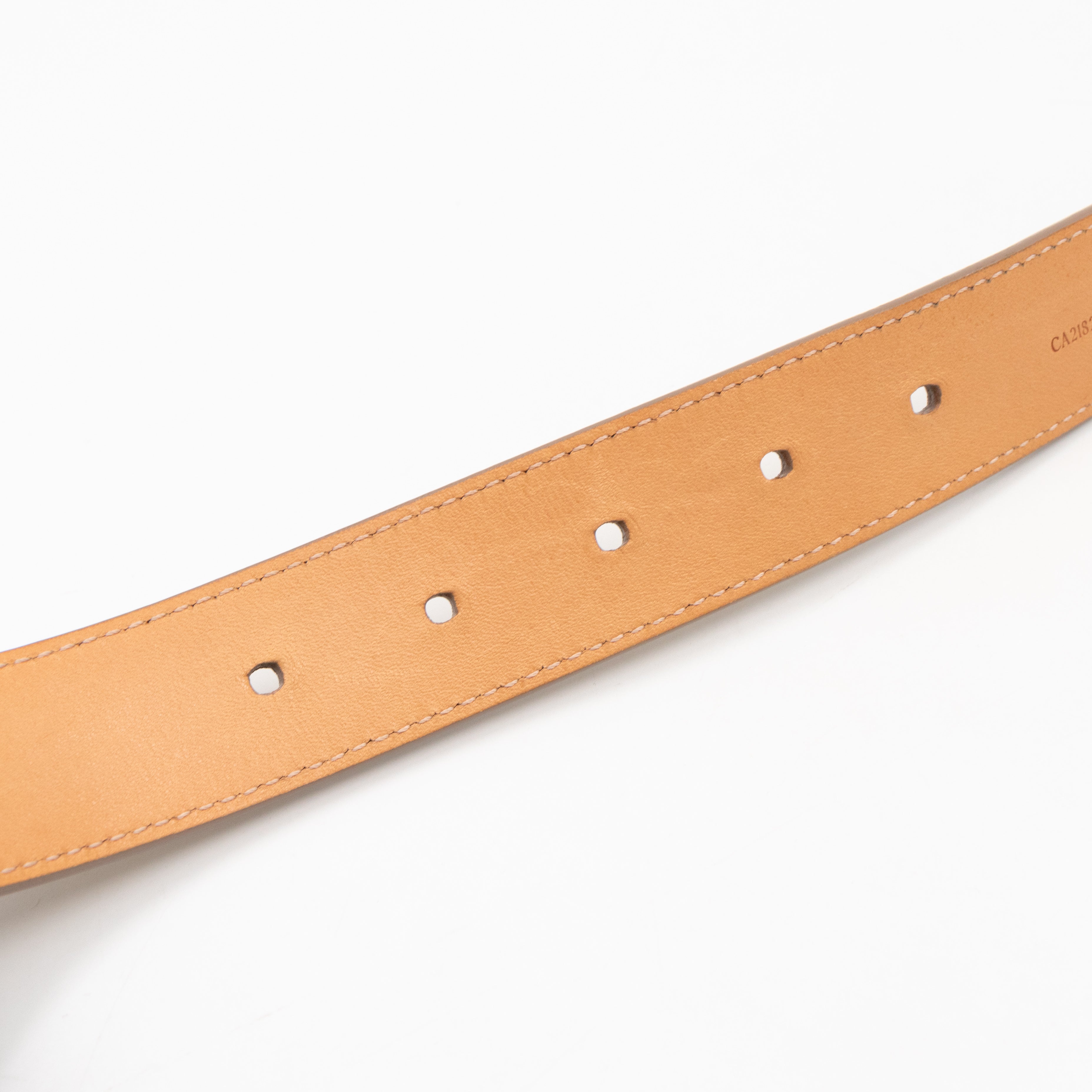 Ceinture Belt Beige Vernis 80 cm