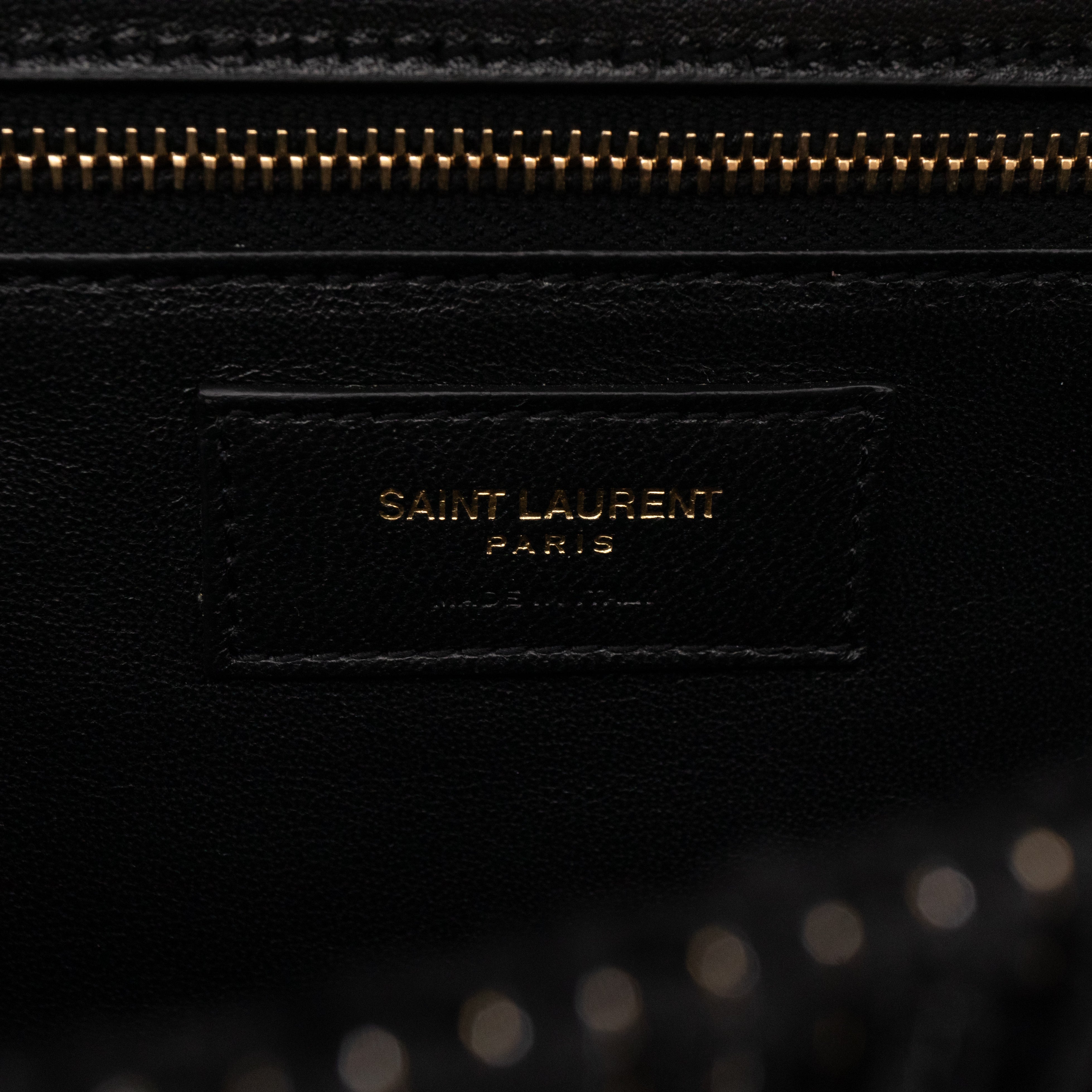 Le Sept Monogram Envelope Crossbody Black Velvet