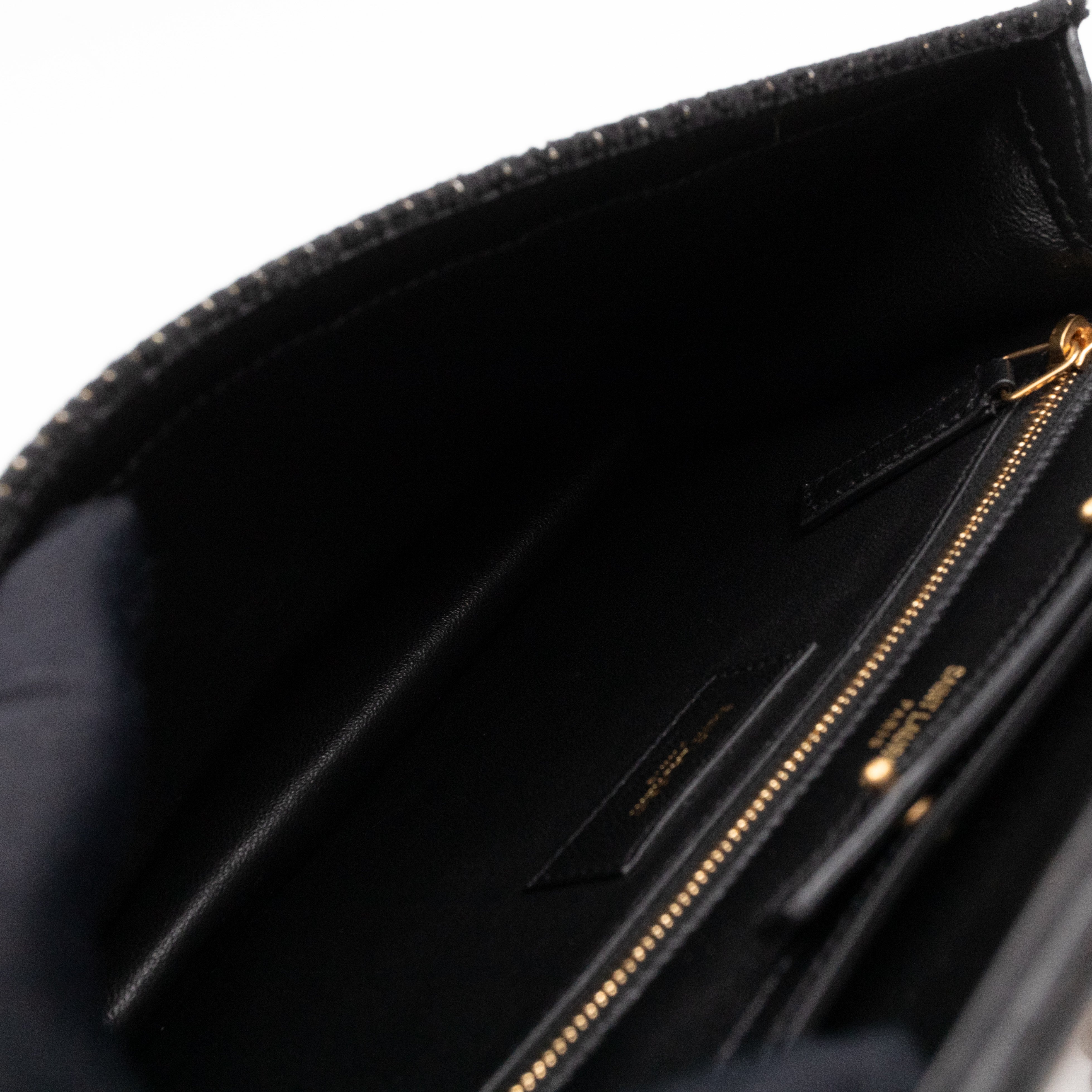 Le Sept Monogram Envelope Crossbody Black Velvet