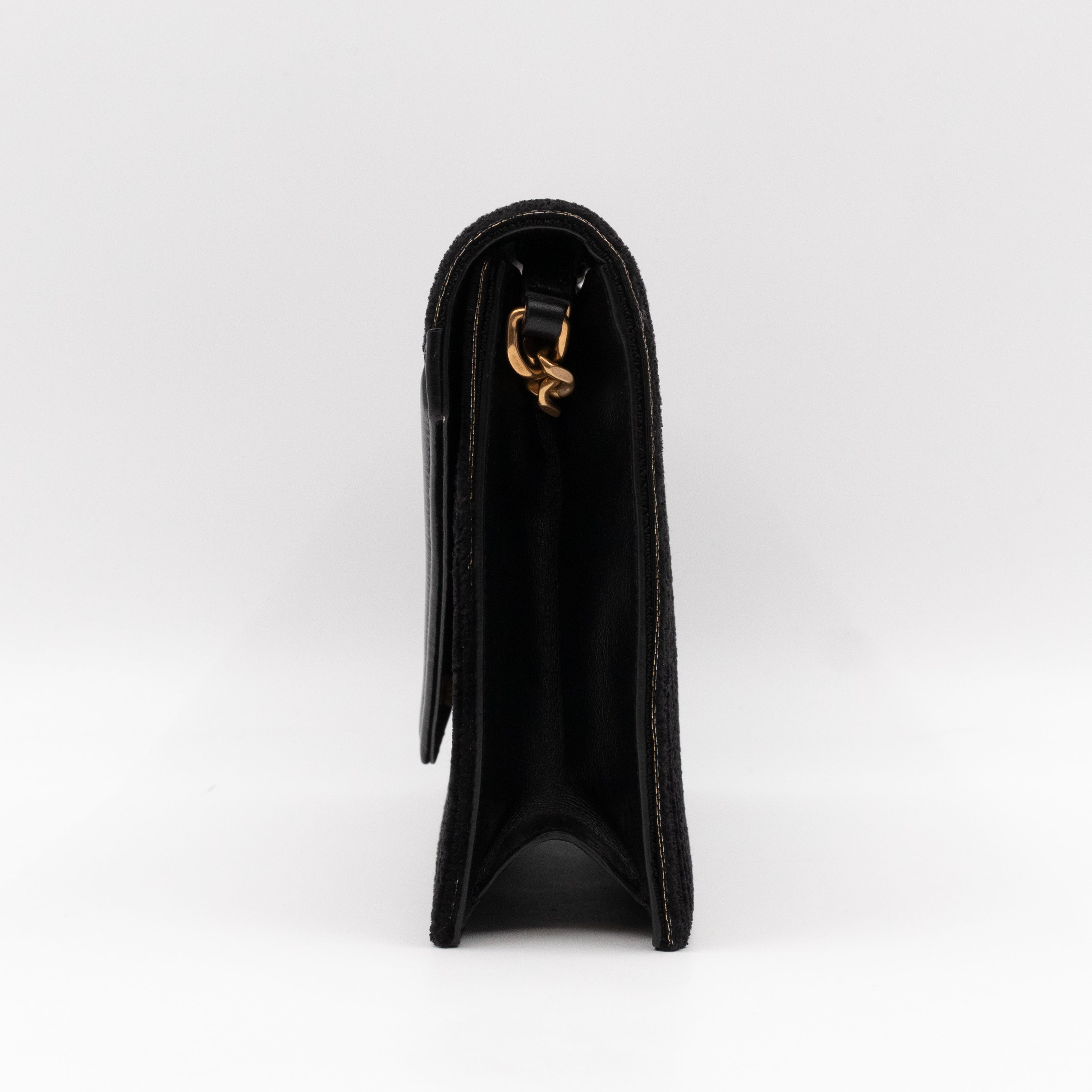 Le Sept Monogram Envelope Crossbody Black Velvet