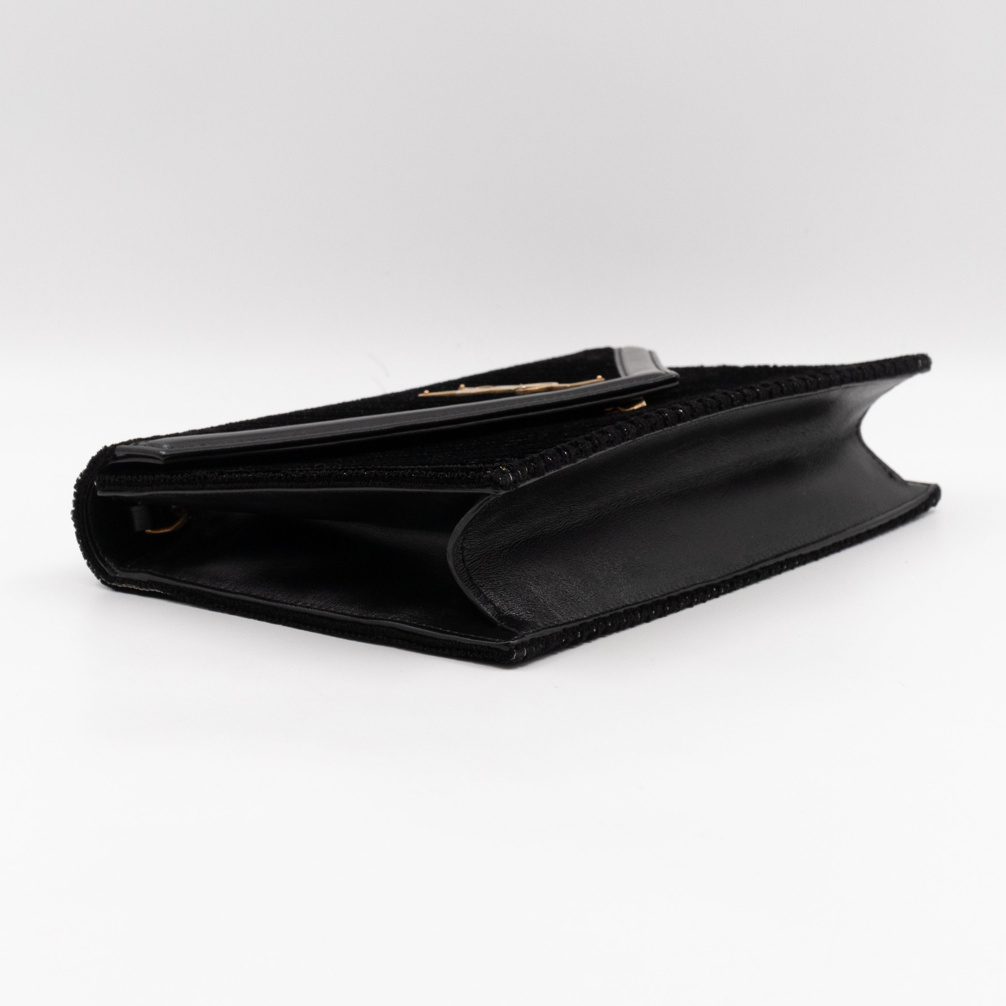 Le Sept Monogram Envelope Crossbody Black Velvet
