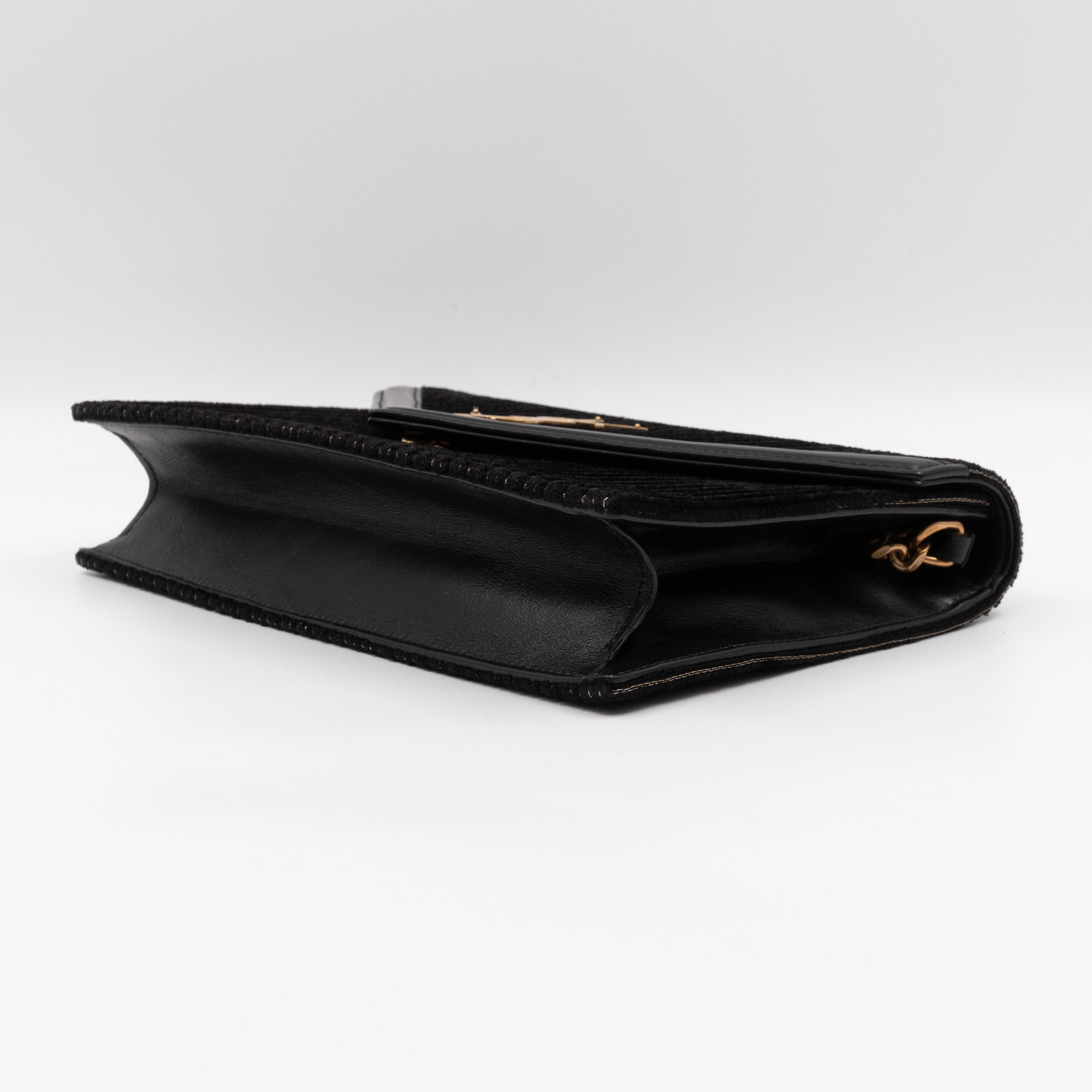 Le Sept Monogram Envelope Crossbody Black Velvet
