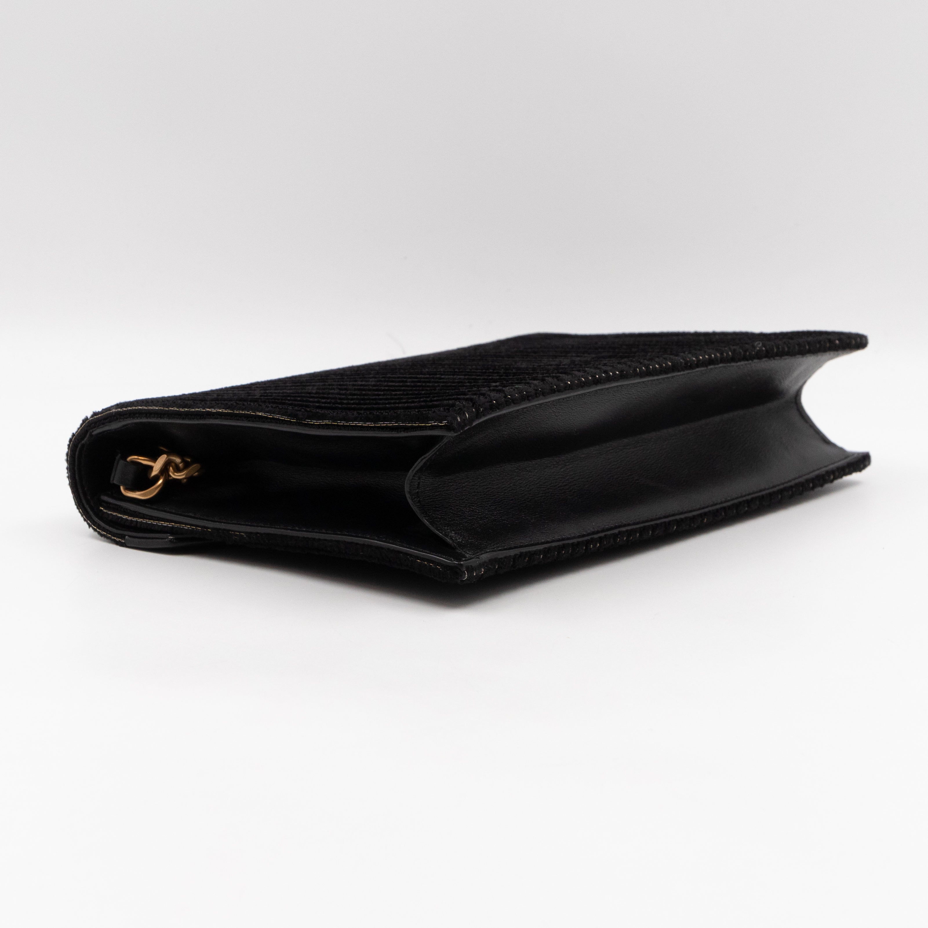 Le Sept Monogram Envelope Crossbody Black Velvet