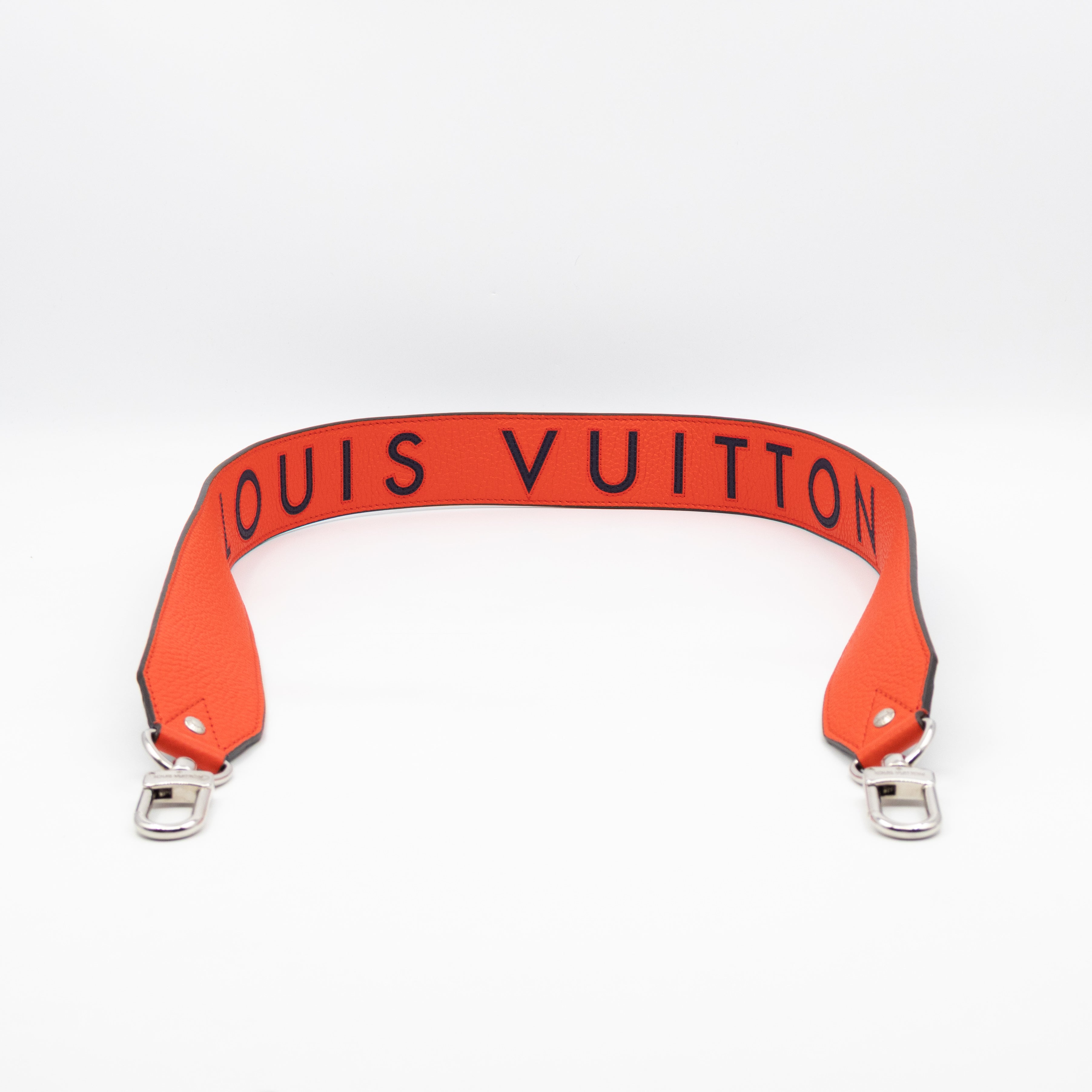 Wide Bandouliere Sunrise & Navy Leather
