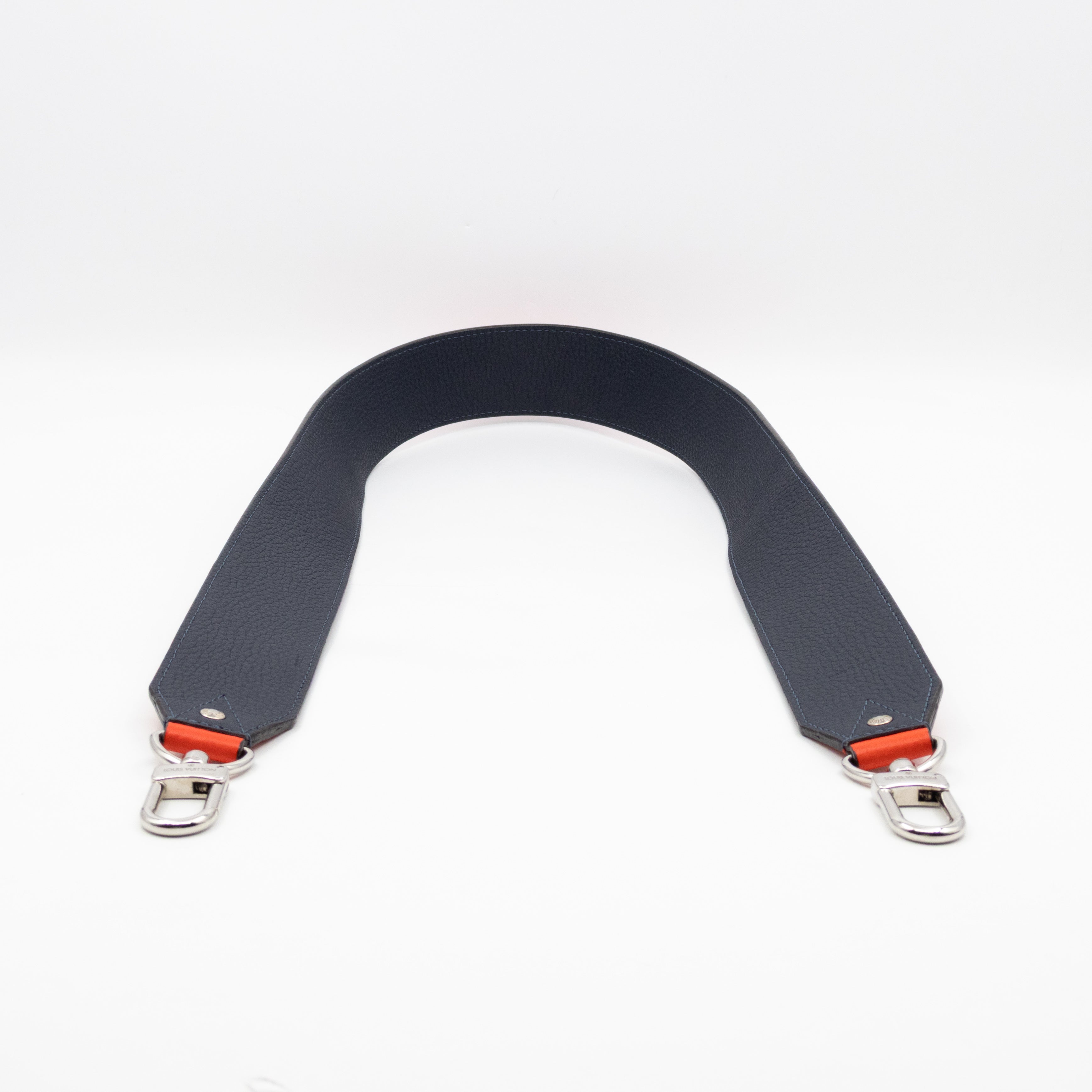 Wide Bandouliere Sunrise & Navy Leather