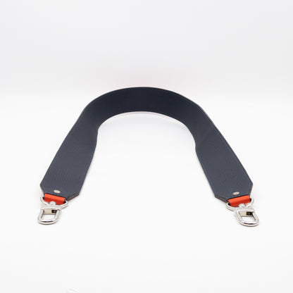 Wide Bandouliere Sunrise & Navy Leather