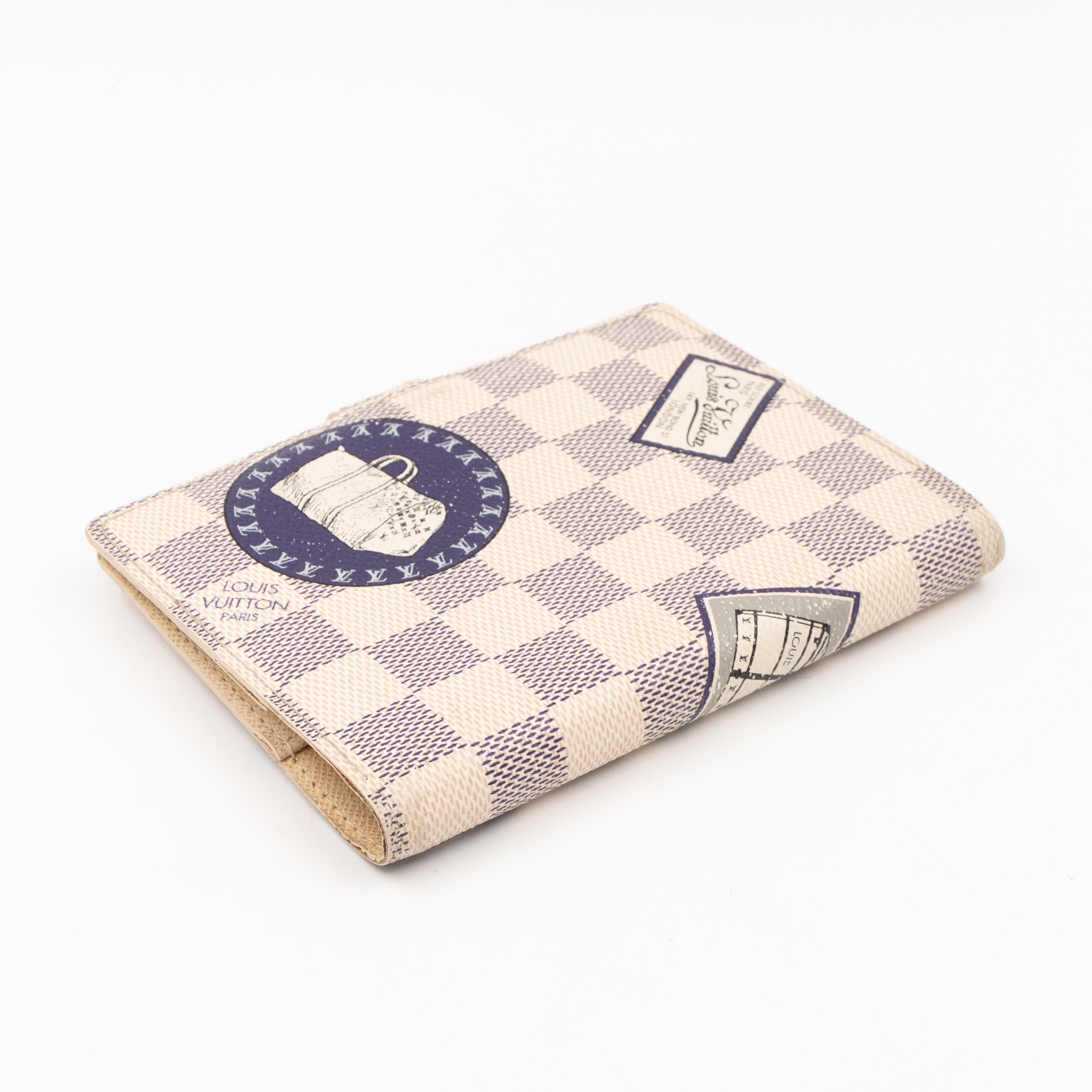 Small Ring Agenda Cover Trunks Damier Azur