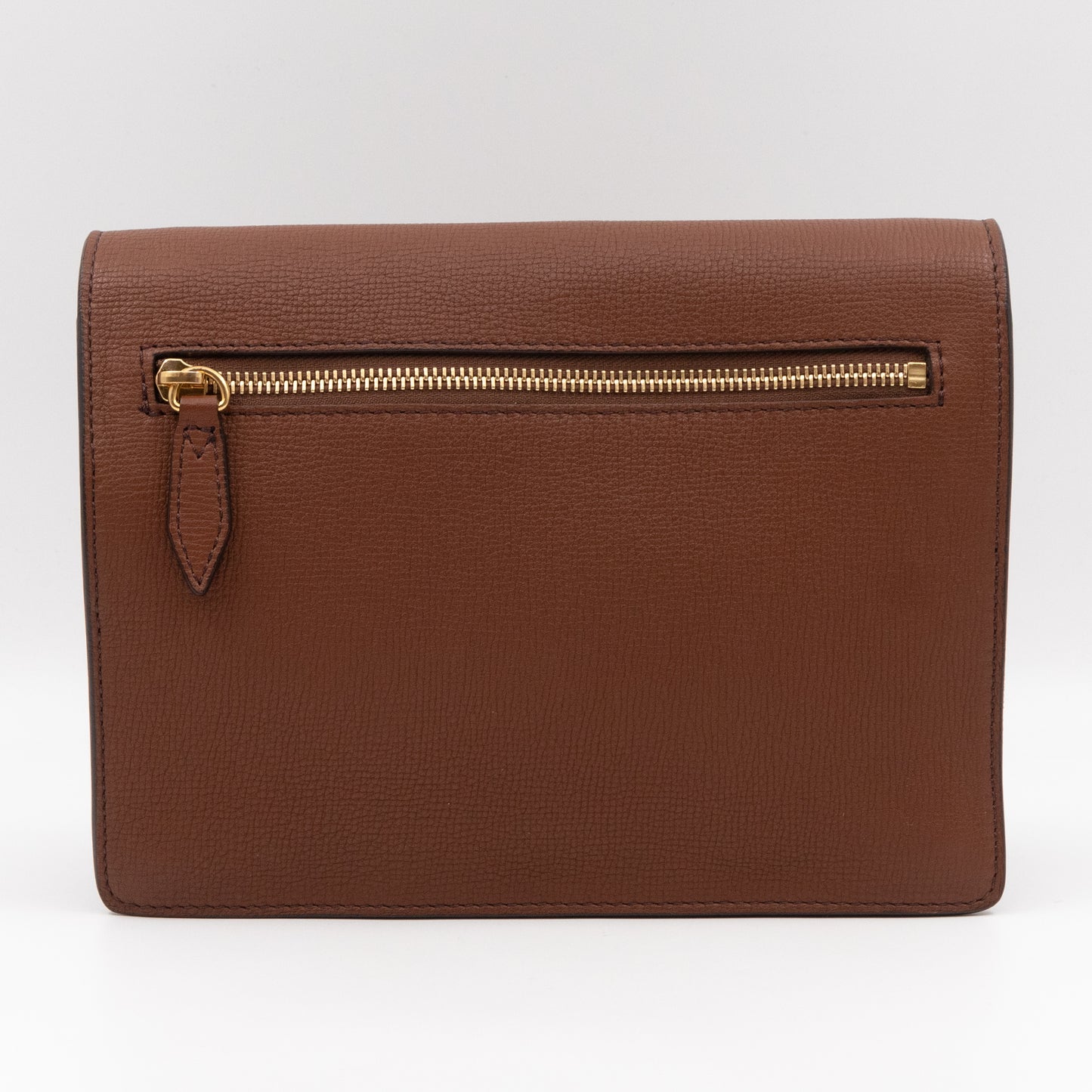 Macken Crossbody Bag House Check & Brown Leather