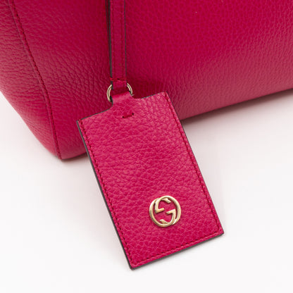 Swing Mini Pink Leather Crossbody Bag