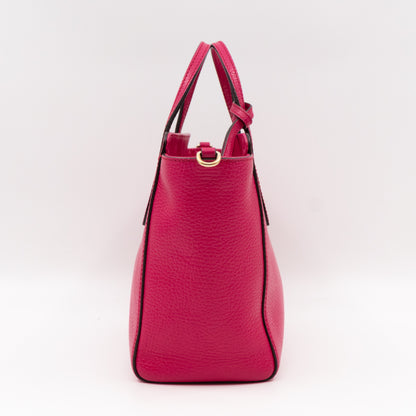 Swing Mini Pink Leather Crossbody Bag