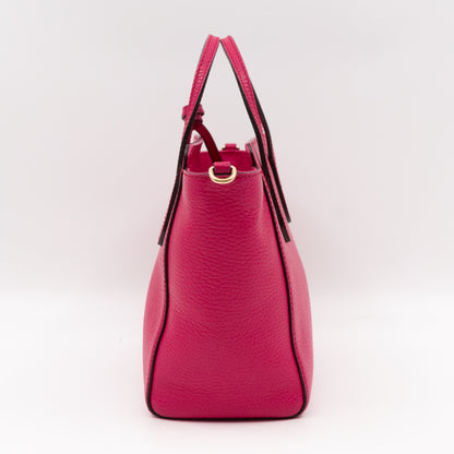 Swing Mini Pink Leather Crossbody Bag