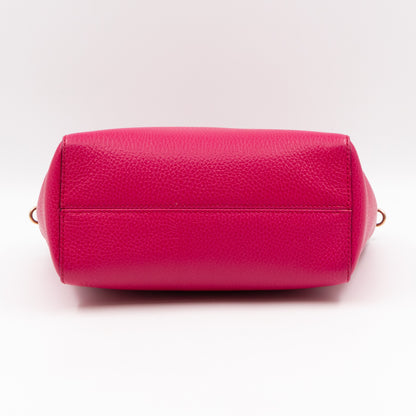 Swing Mini Pink Leather Crossbody Bag