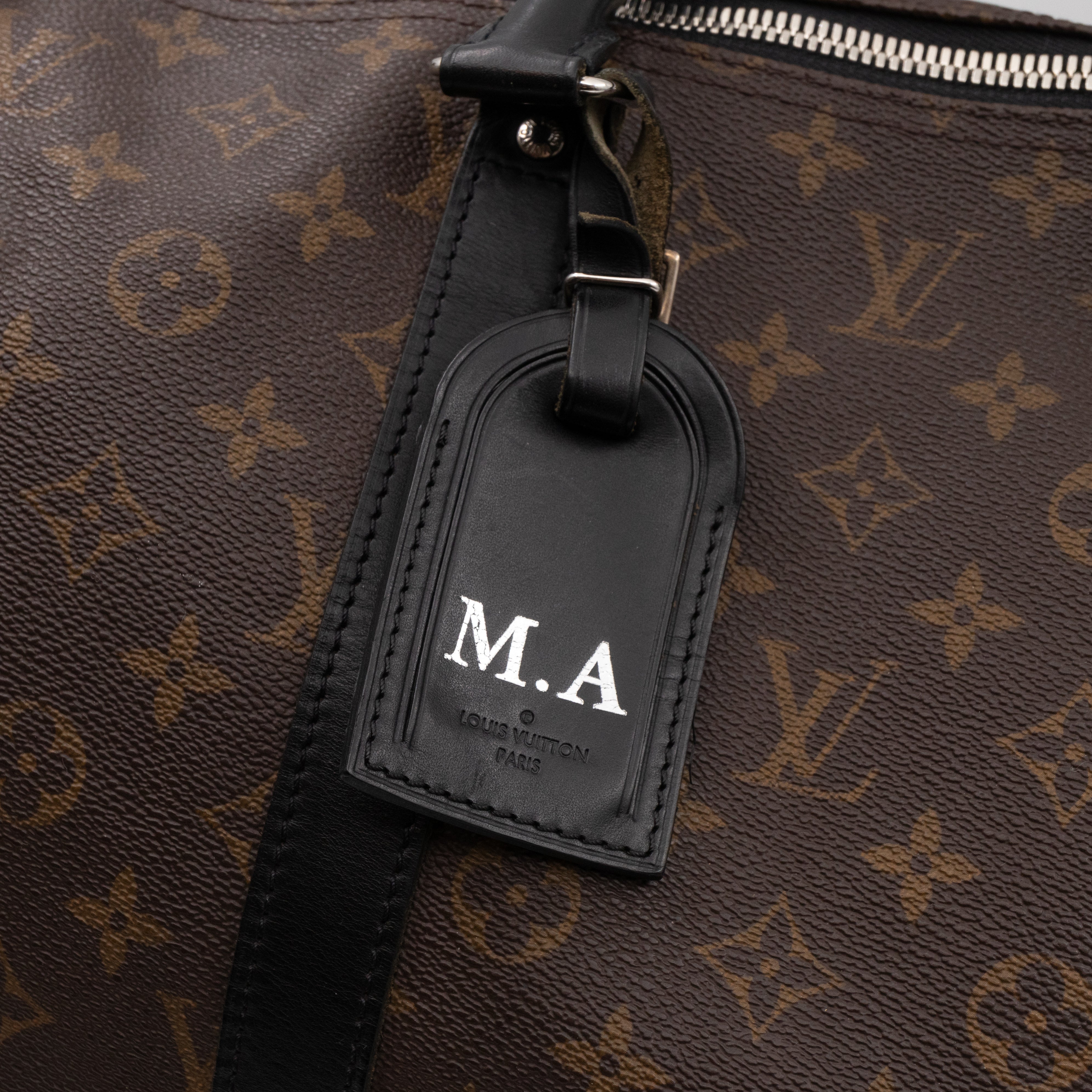 Keepall 55 Bandouliere Monogram Macassar