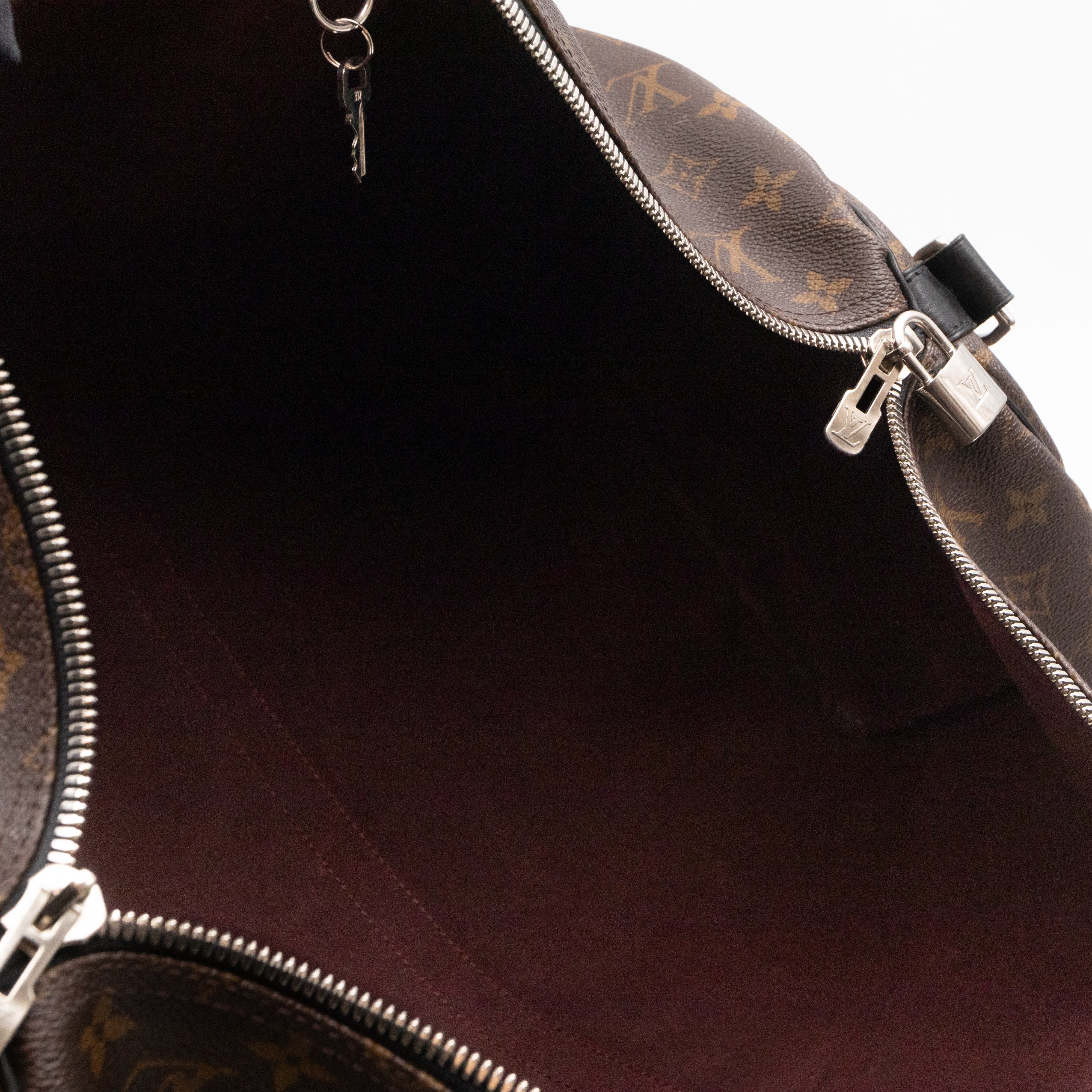 Keepall 55 Bandouliere Monogram Macassar
