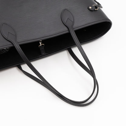 Neverfull MM Black Epi Leather with Pochette