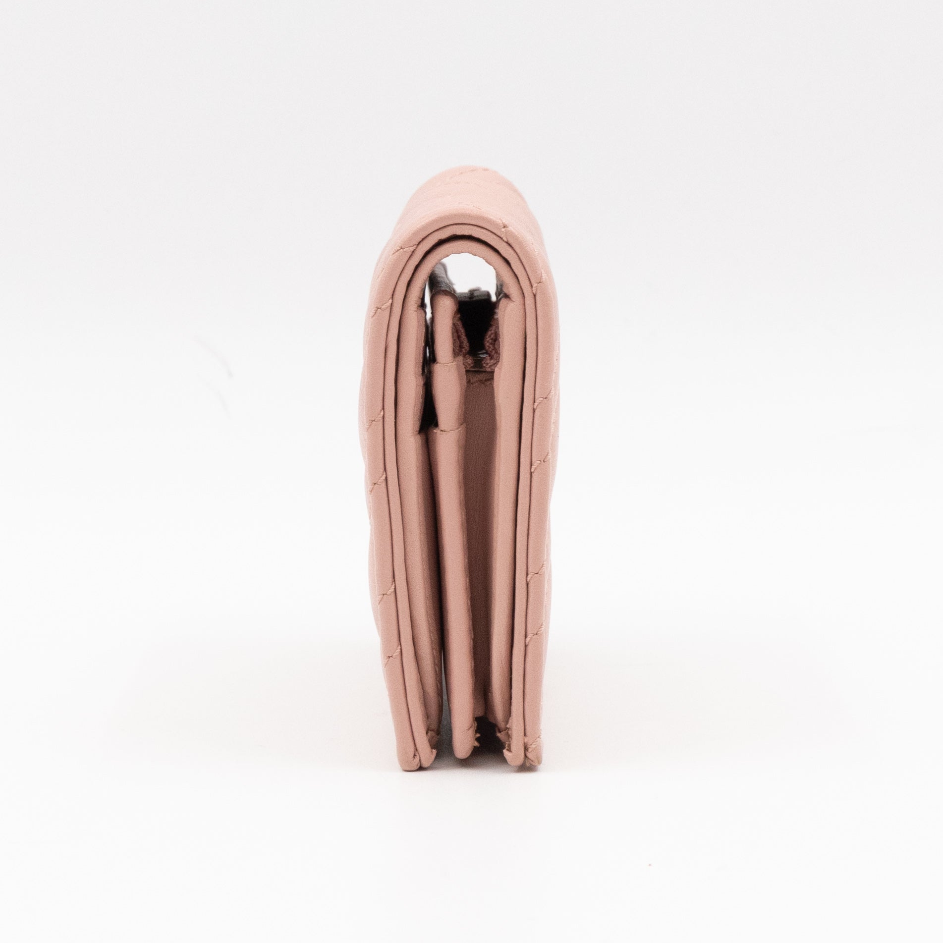 GG Marmont Wallet Matelasse Pink Leather