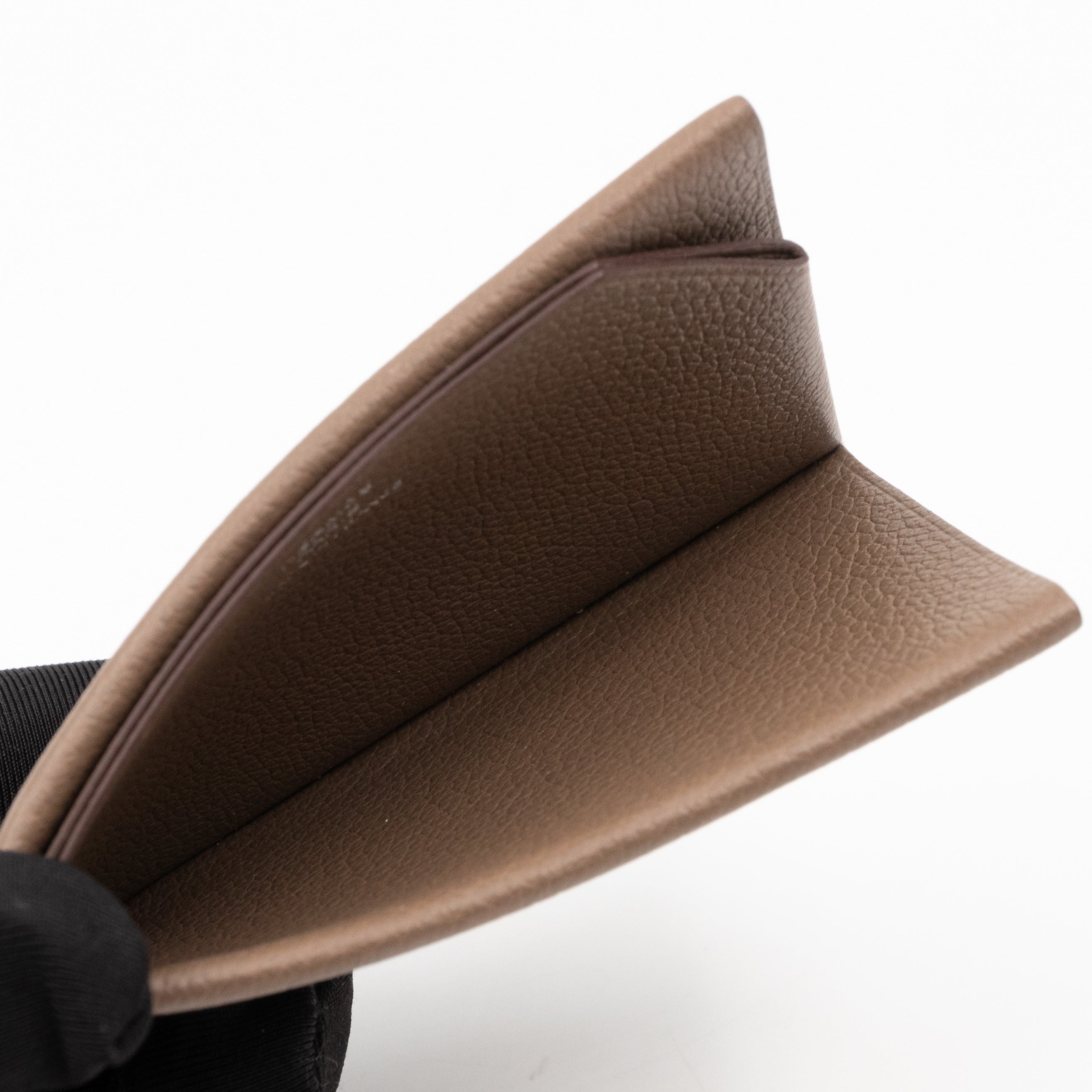 H Sellier Card Holder Etoupe