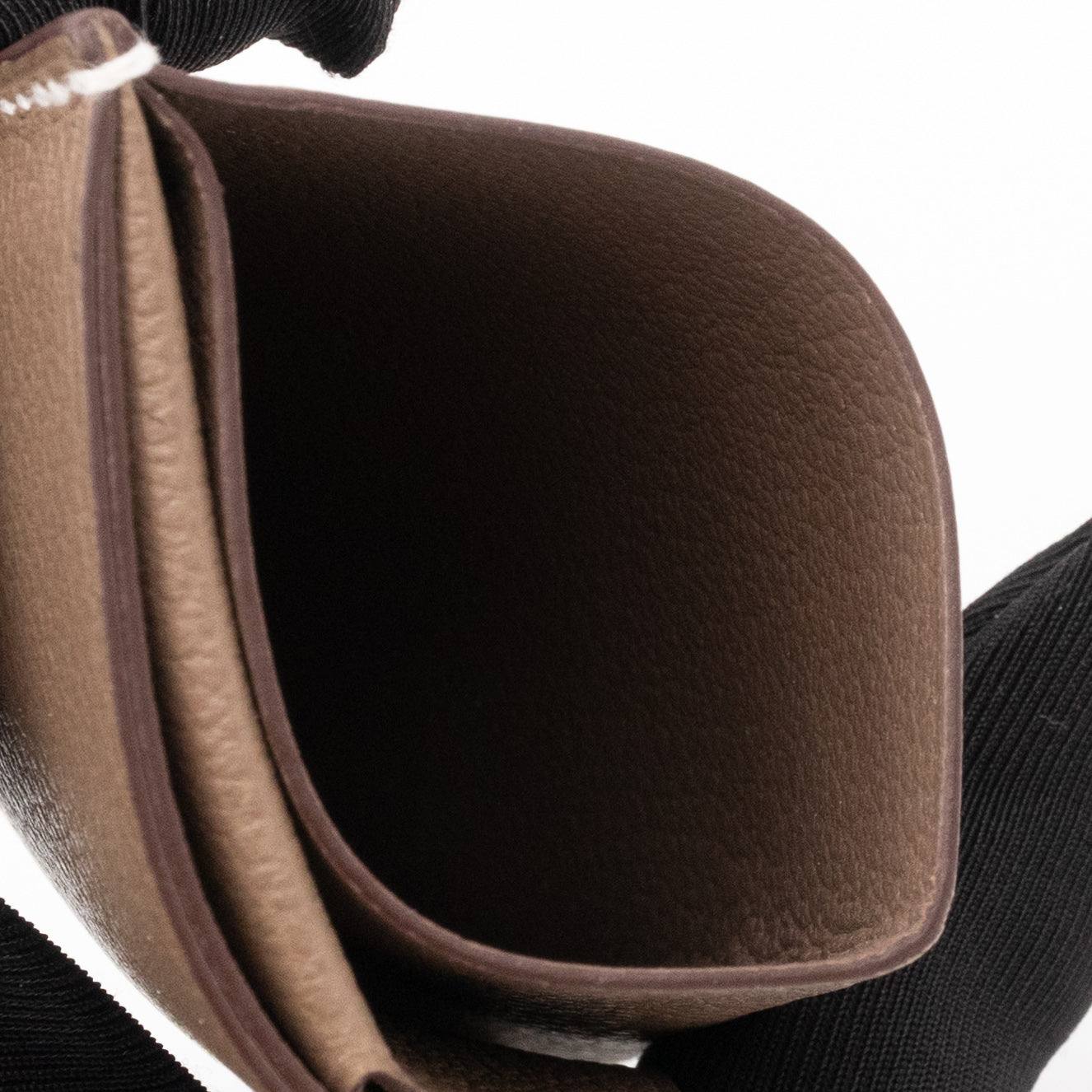 H Sellier Card Holder Etoupe