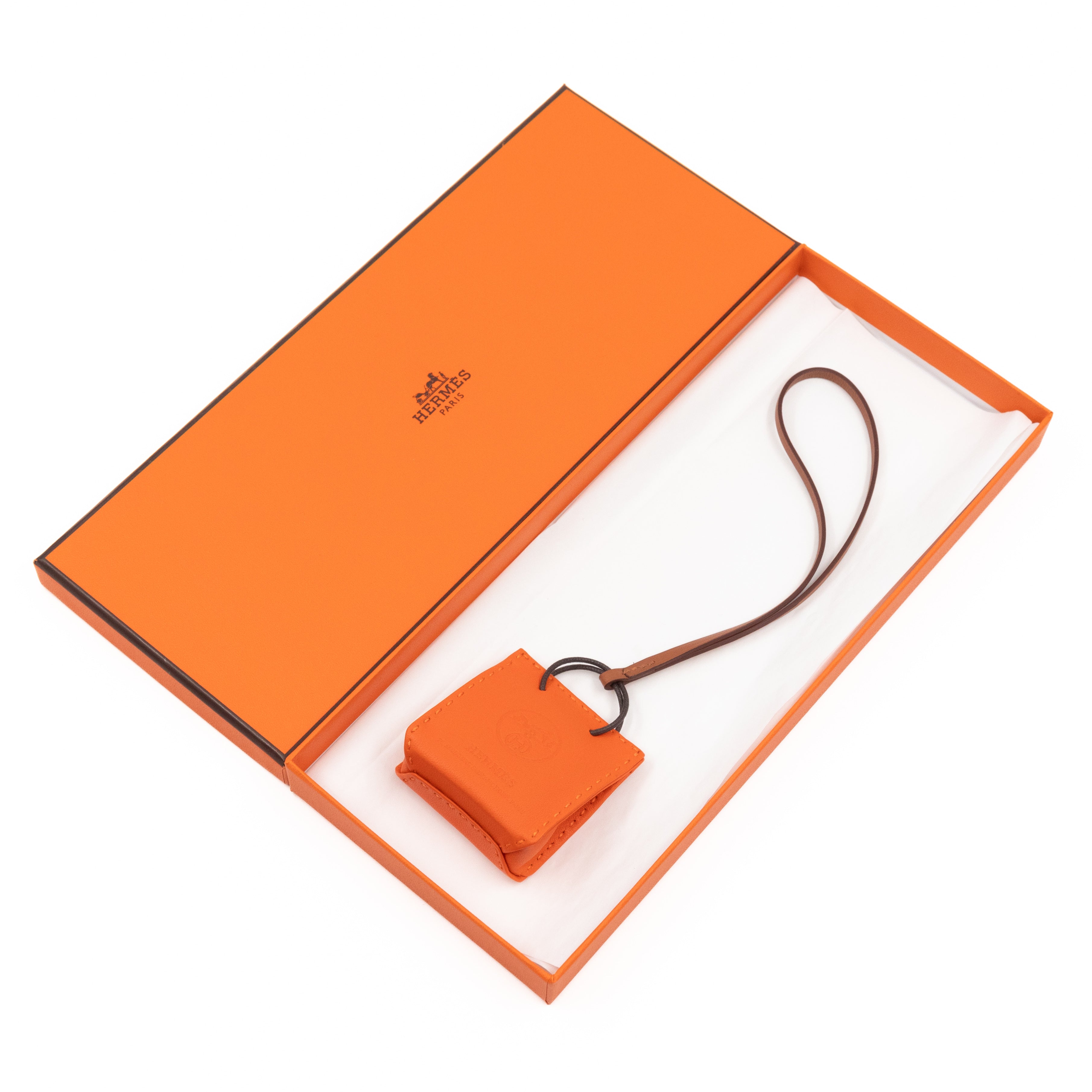 Orange Bag Charm