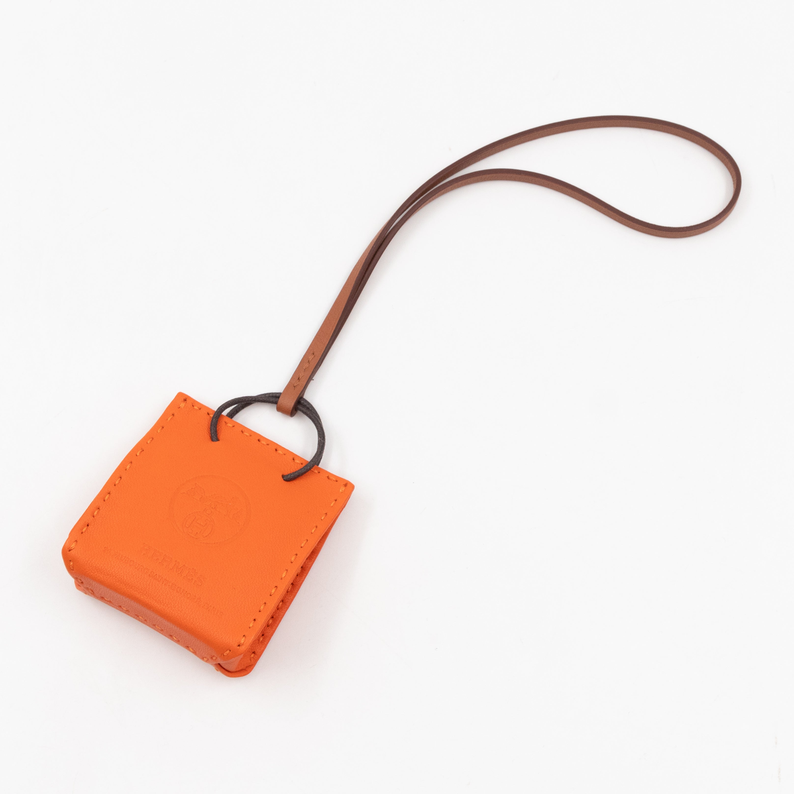 Orange Bag Charm
