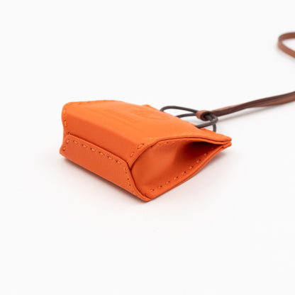 Orange Bag Charm