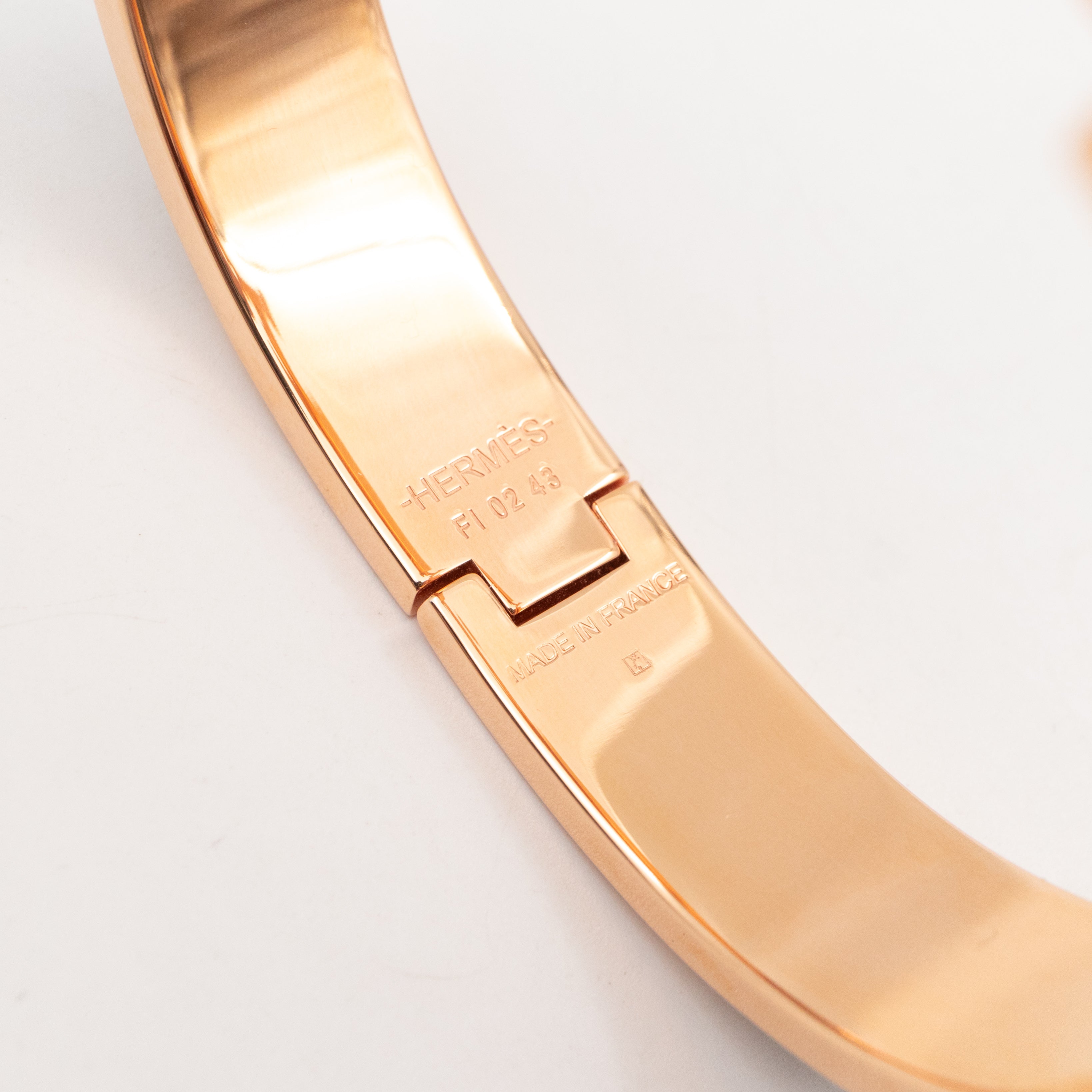Clic H Bracelet PM Black Rose Gold