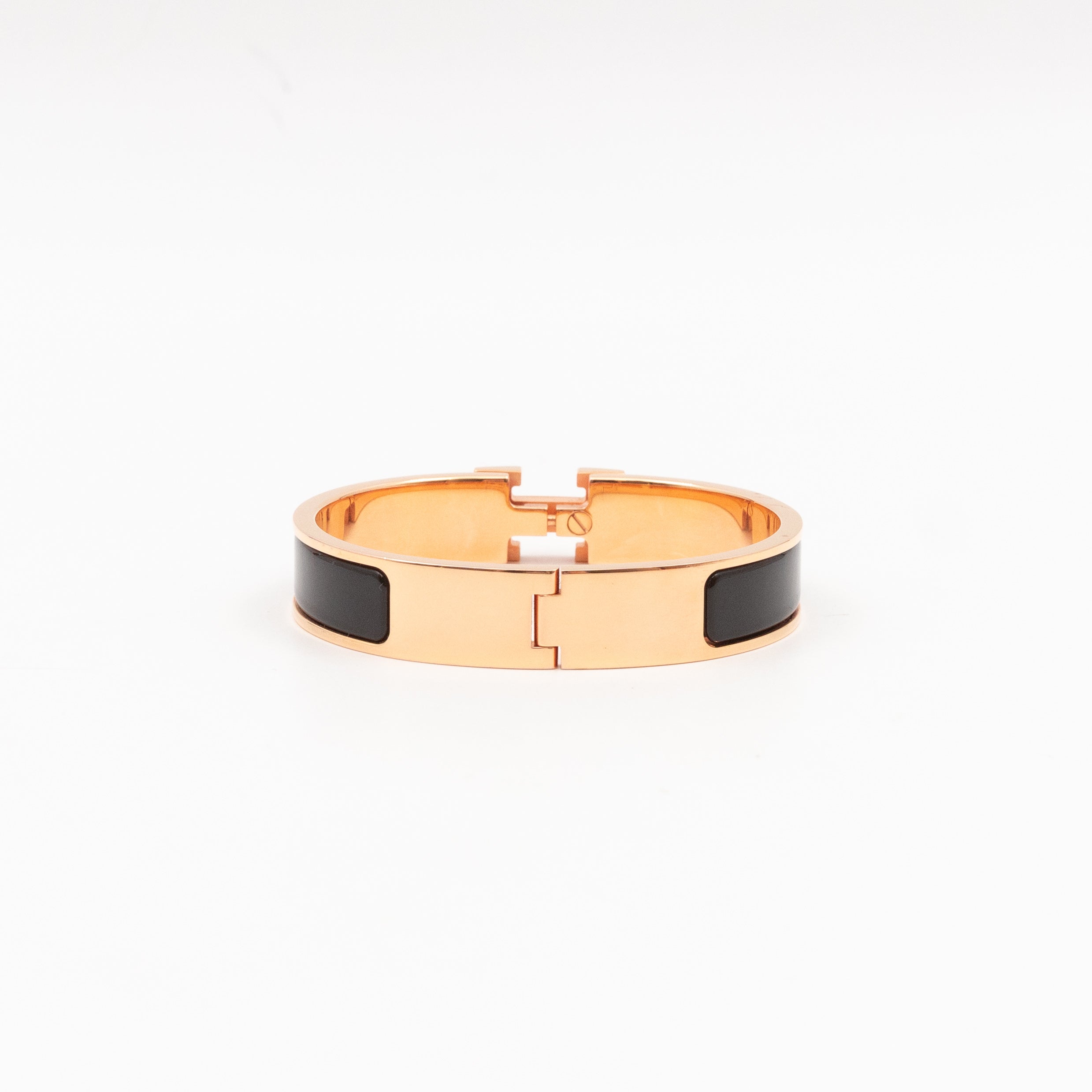 Clic H Bracelet PM Black Rose Gold