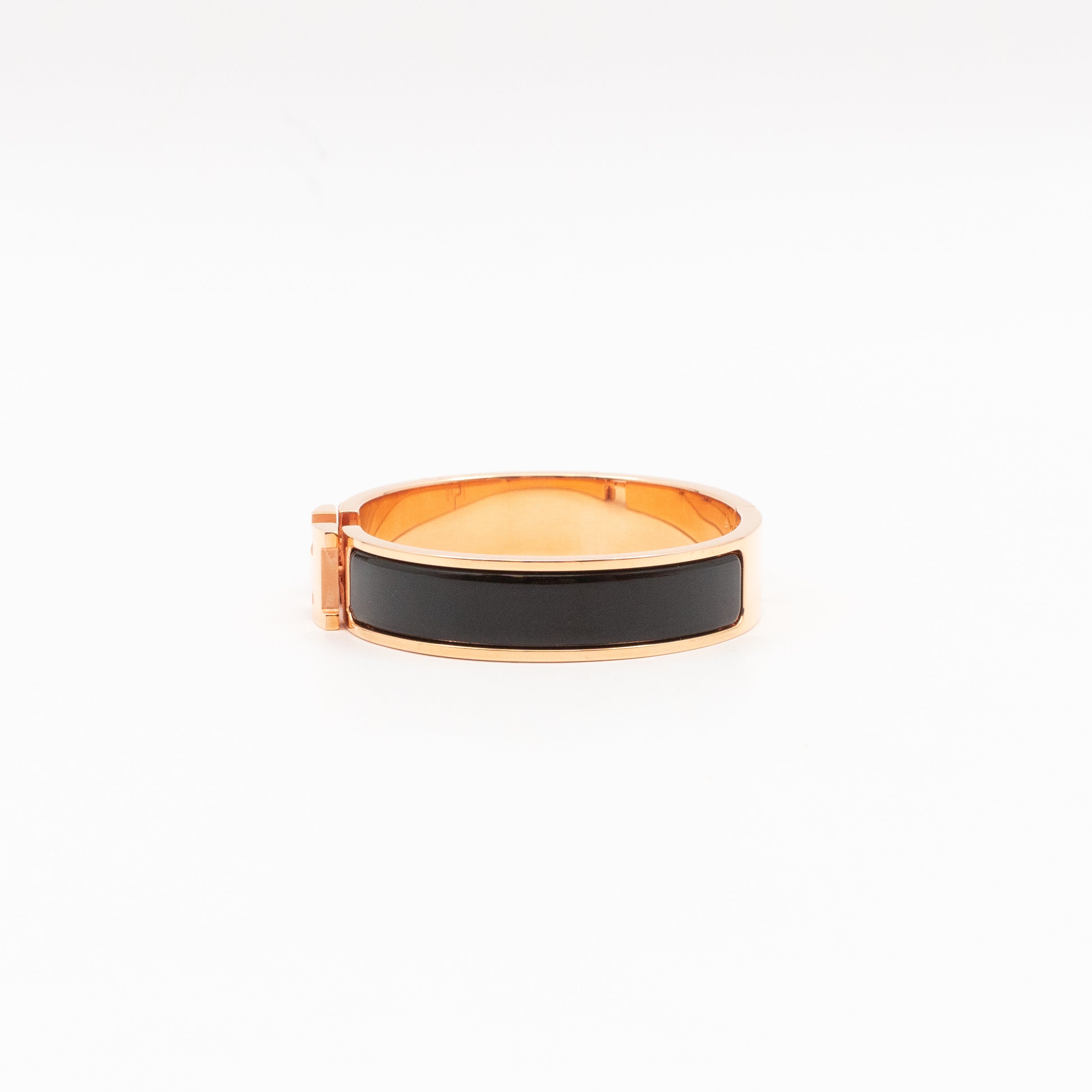 Clic H Bracelet PM Black Rose Gold