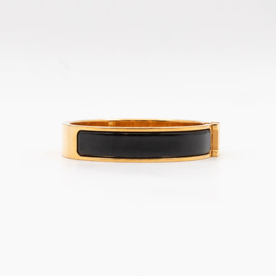 Clic H Bracelet GM Black Gold