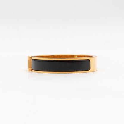 Clic H Bracelet GM Black Gold