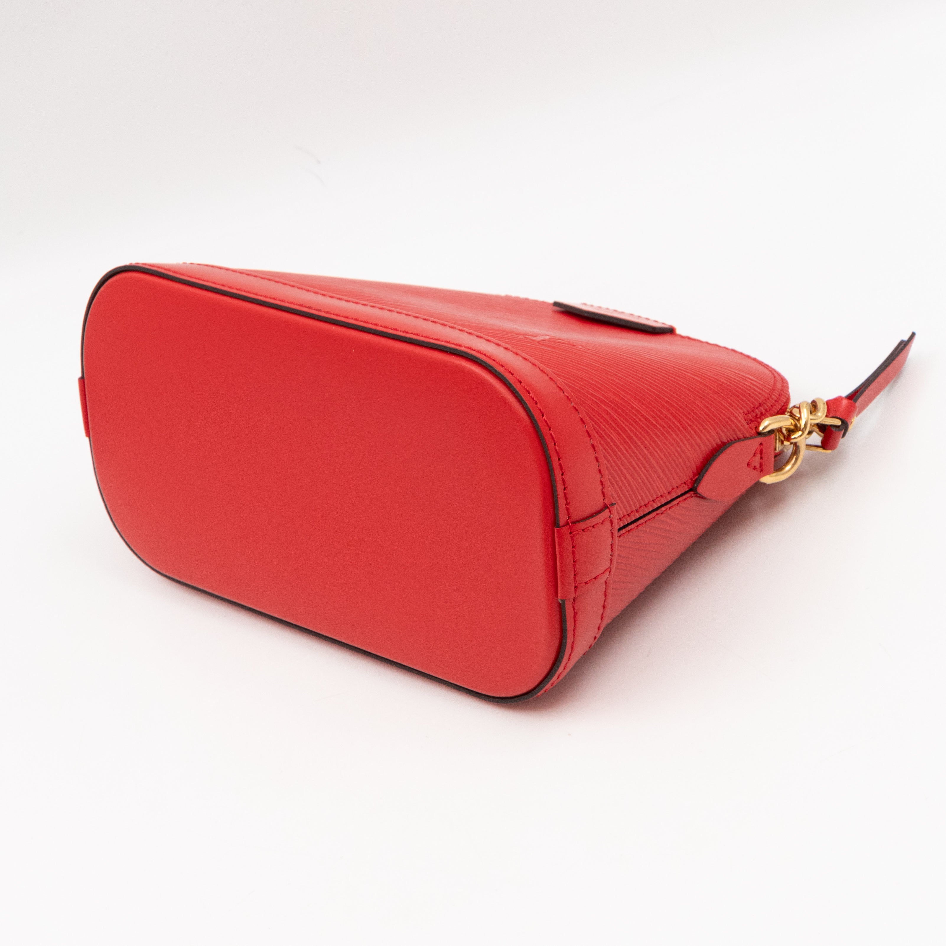 Alma Mini Chain Epi Leather Red