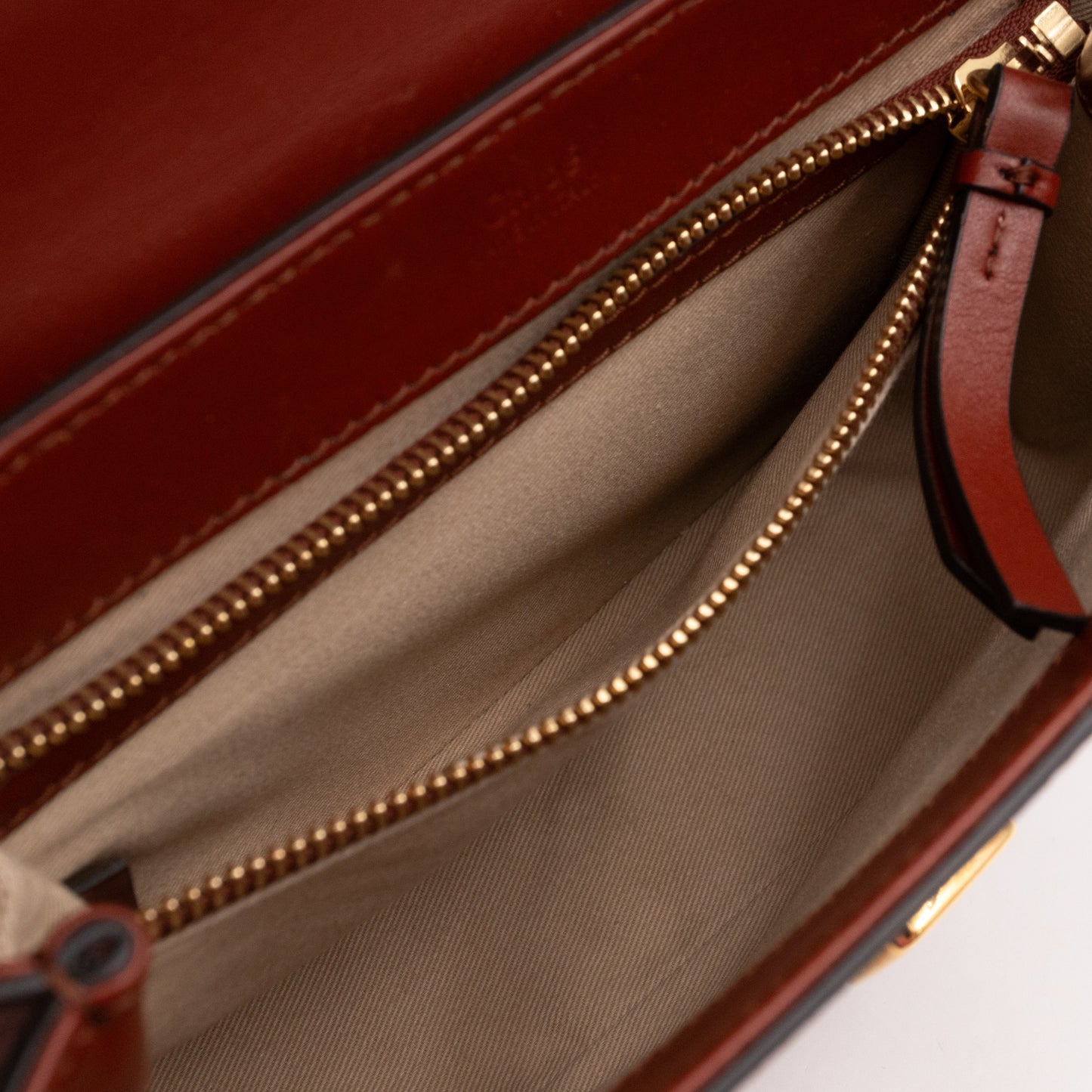 Small C Bag Brown Leather