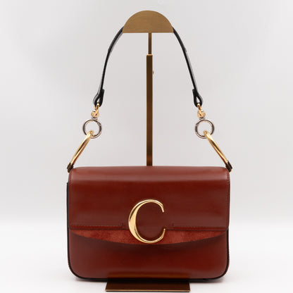 Small C Bag Brown Leather