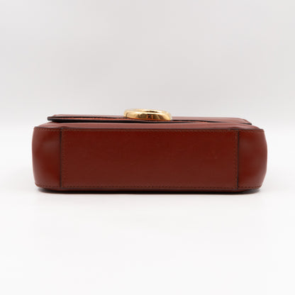 Small C Bag Brown Leather