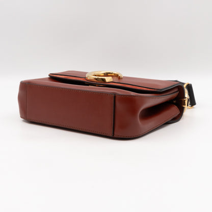 Small C Bag Brown Leather