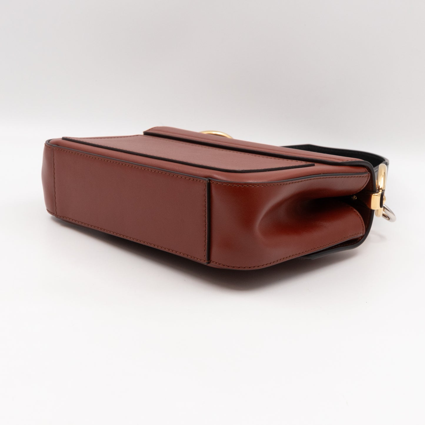 Small C Bag Brown Leather