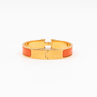 Clic H Bracelet PM  Orange Gold