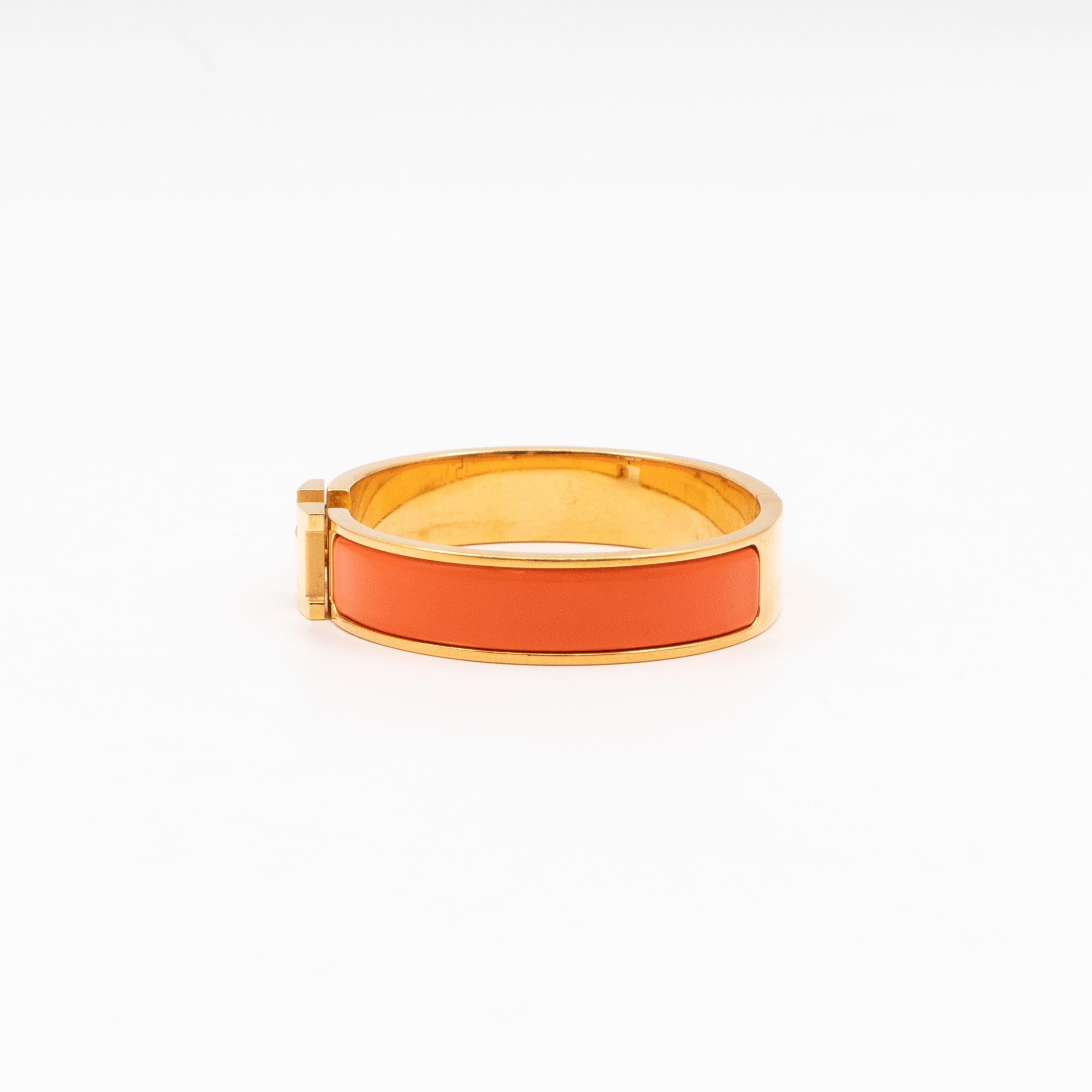 Clic H Bracelet PM  Orange Gold