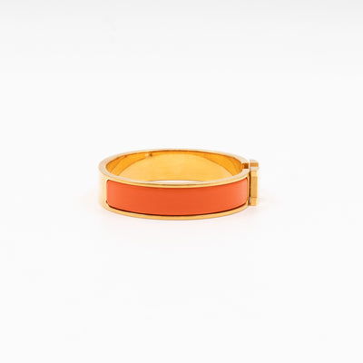 Clic H Bracelet PM  Orange Gold