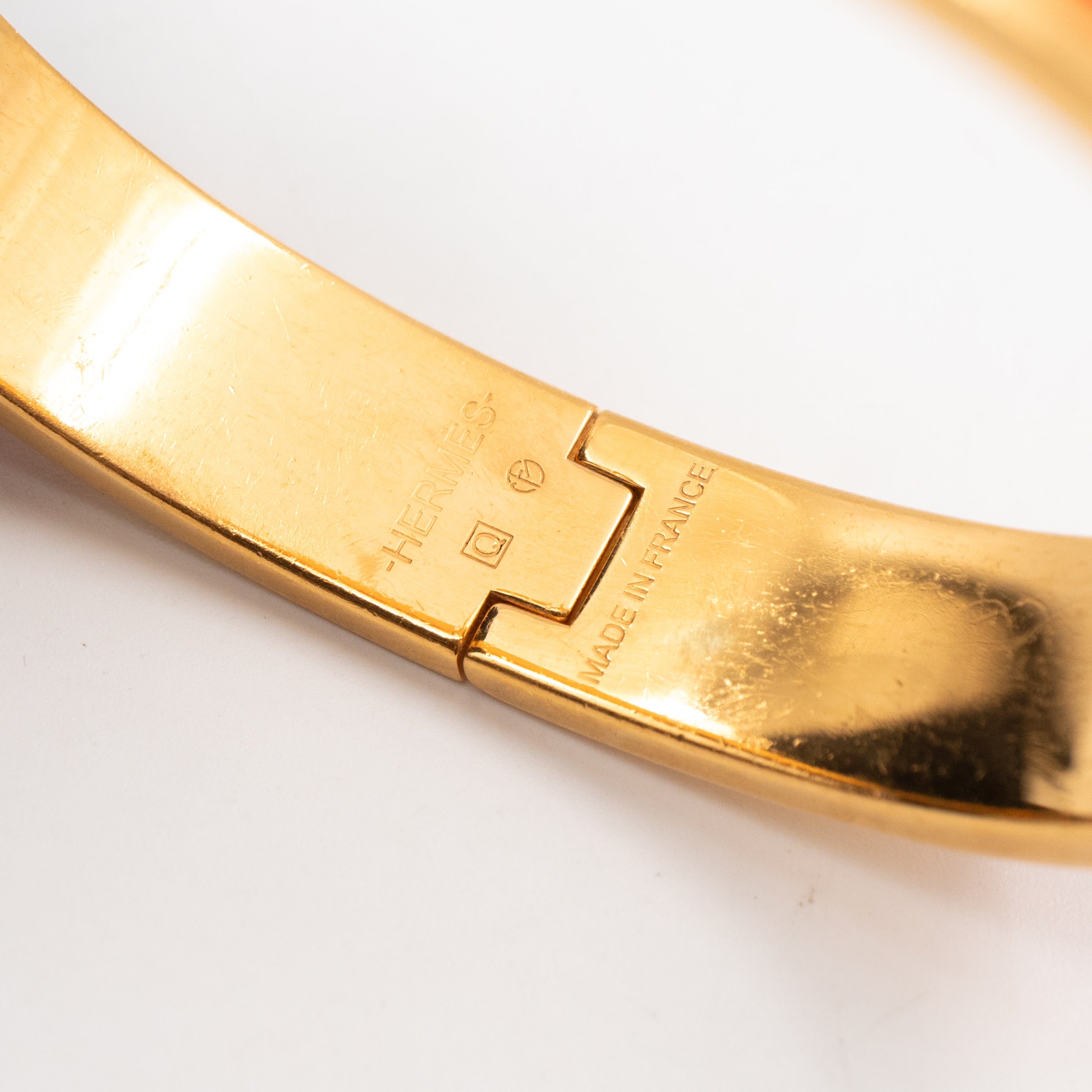 Clic H Bracelet PM  Orange Gold