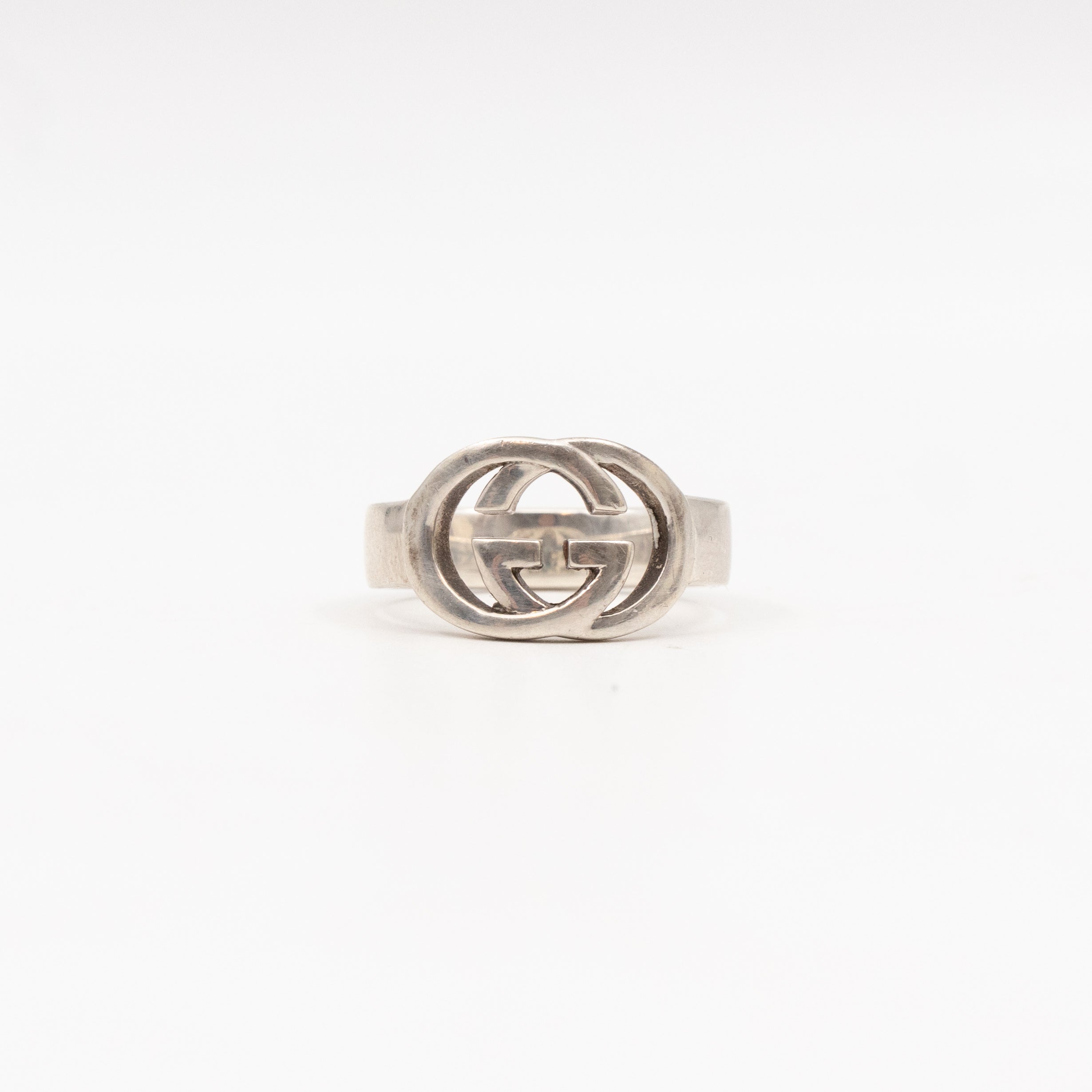 Interlocking G Ring 925 Silver