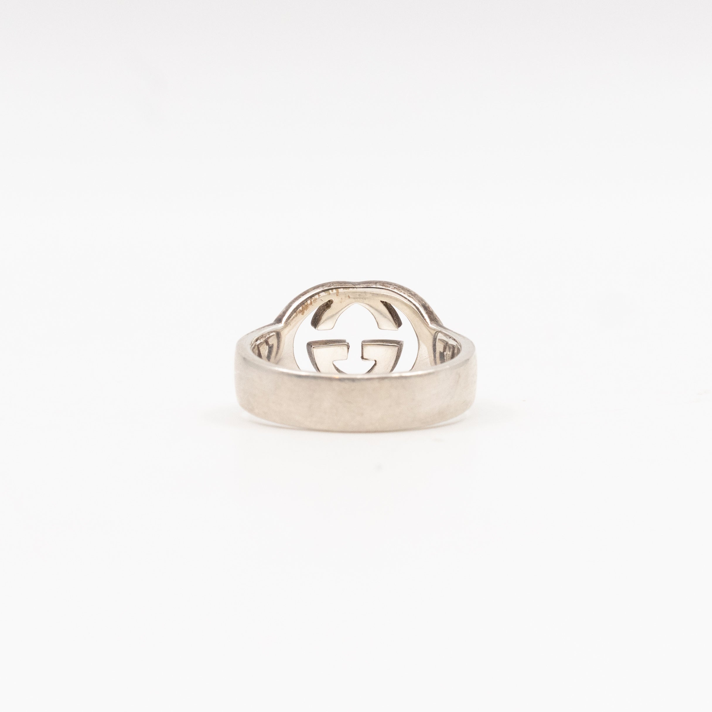 Interlocking G Ring 925 Silver