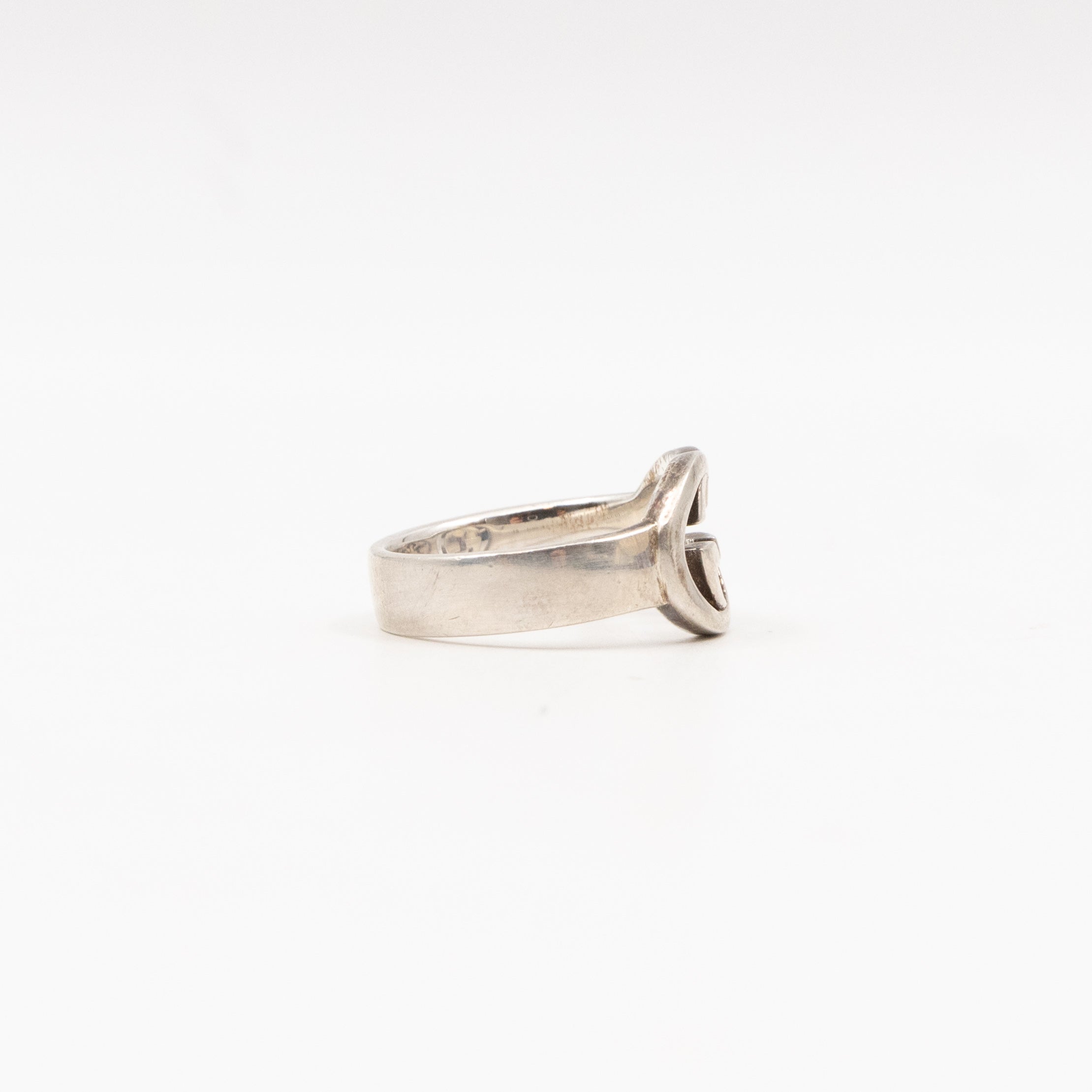 Interlocking G Ring 925 Silver