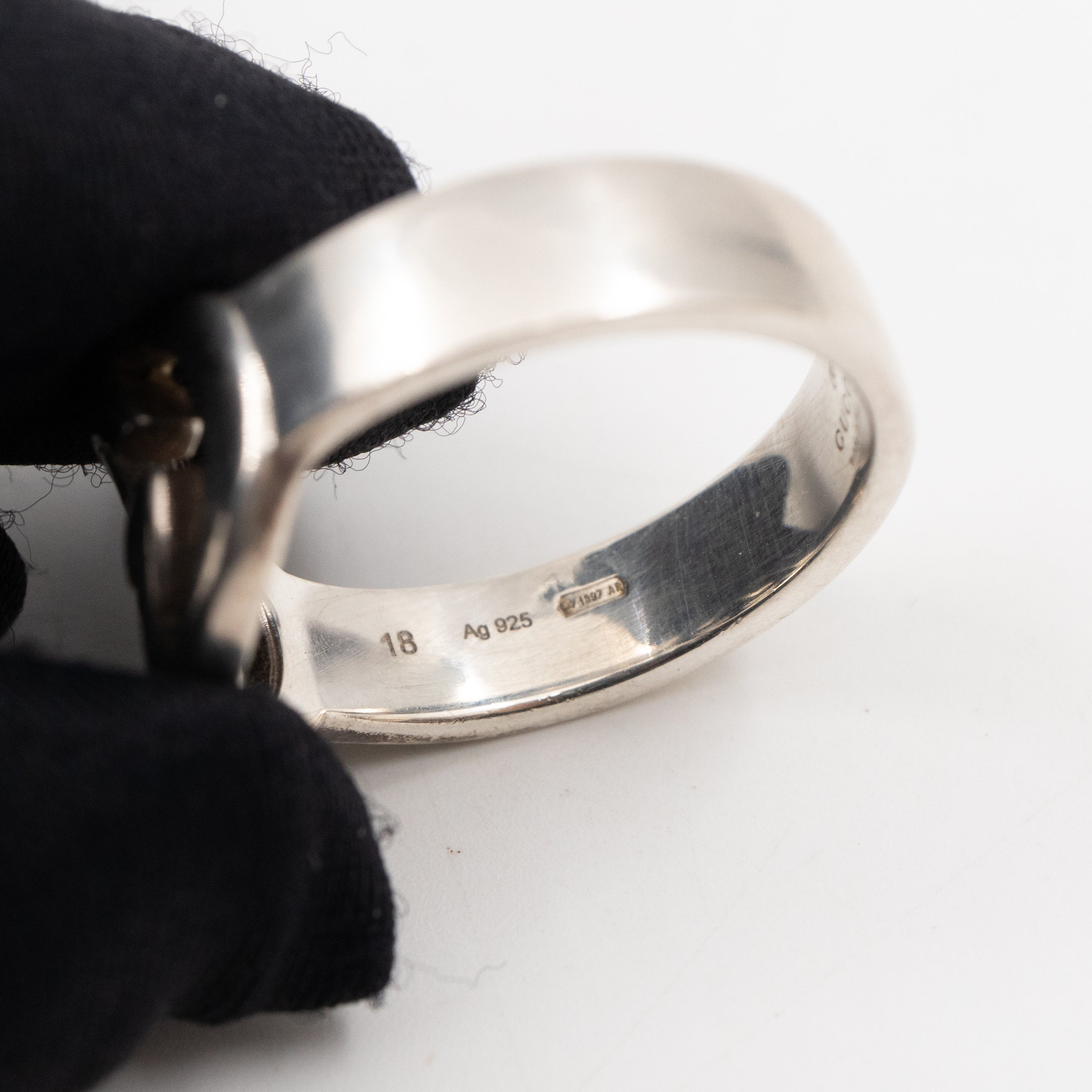 Interlocking G Ring 925 Silver