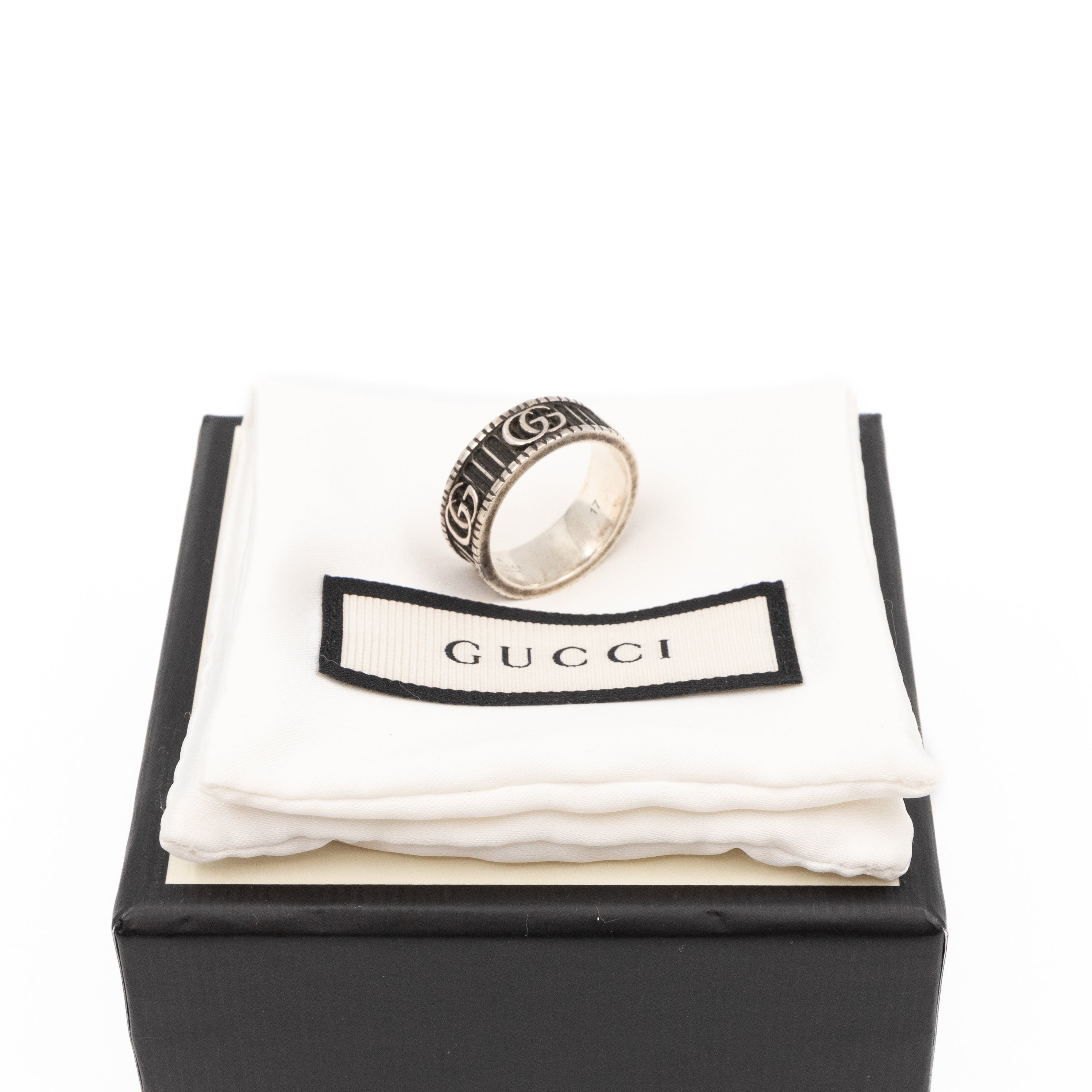 Ring with Double G 925 Silver